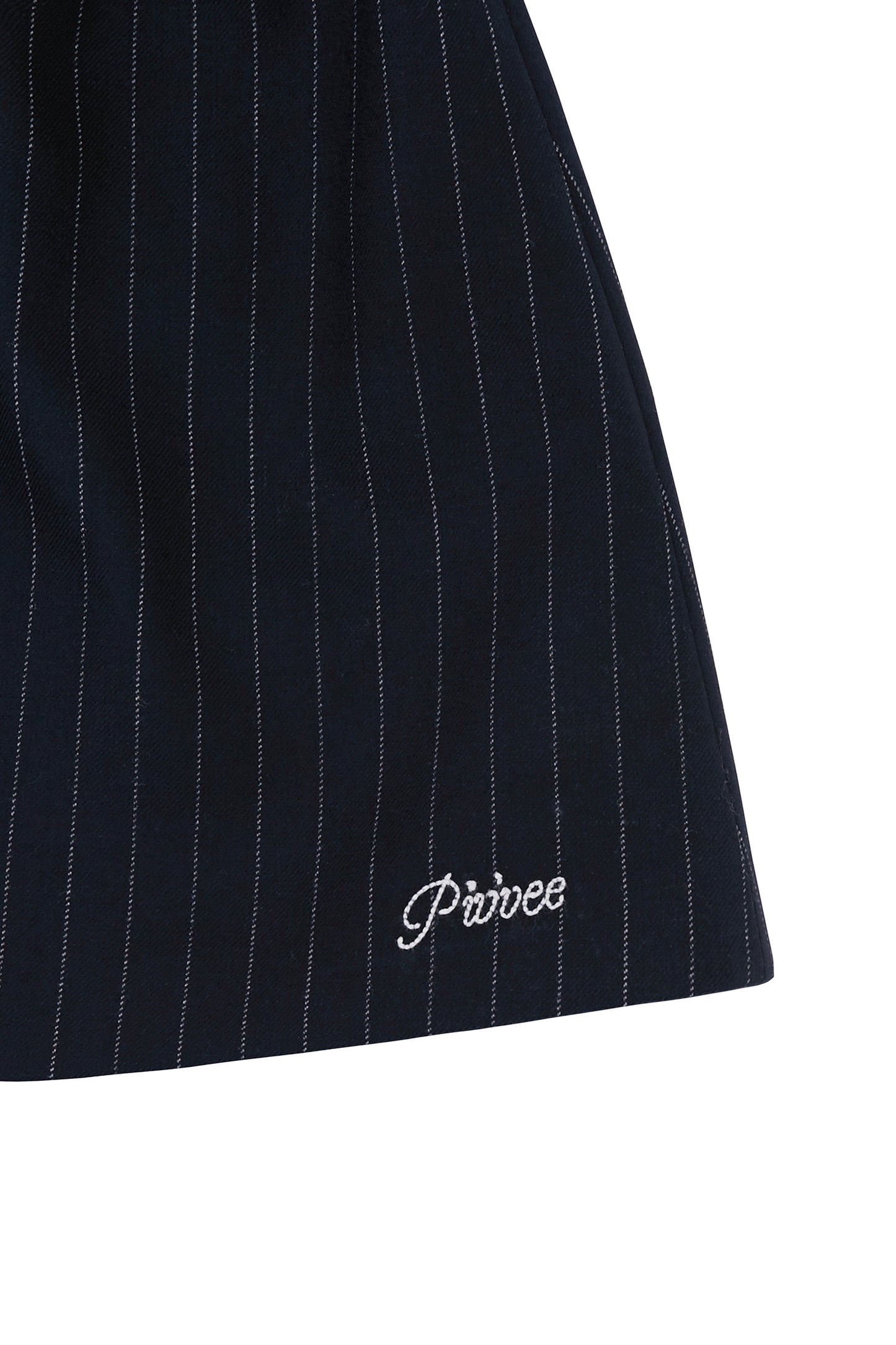 piv'vee pinstripe drawstring mini skirt - the golf season | one stop for your golf shopping!