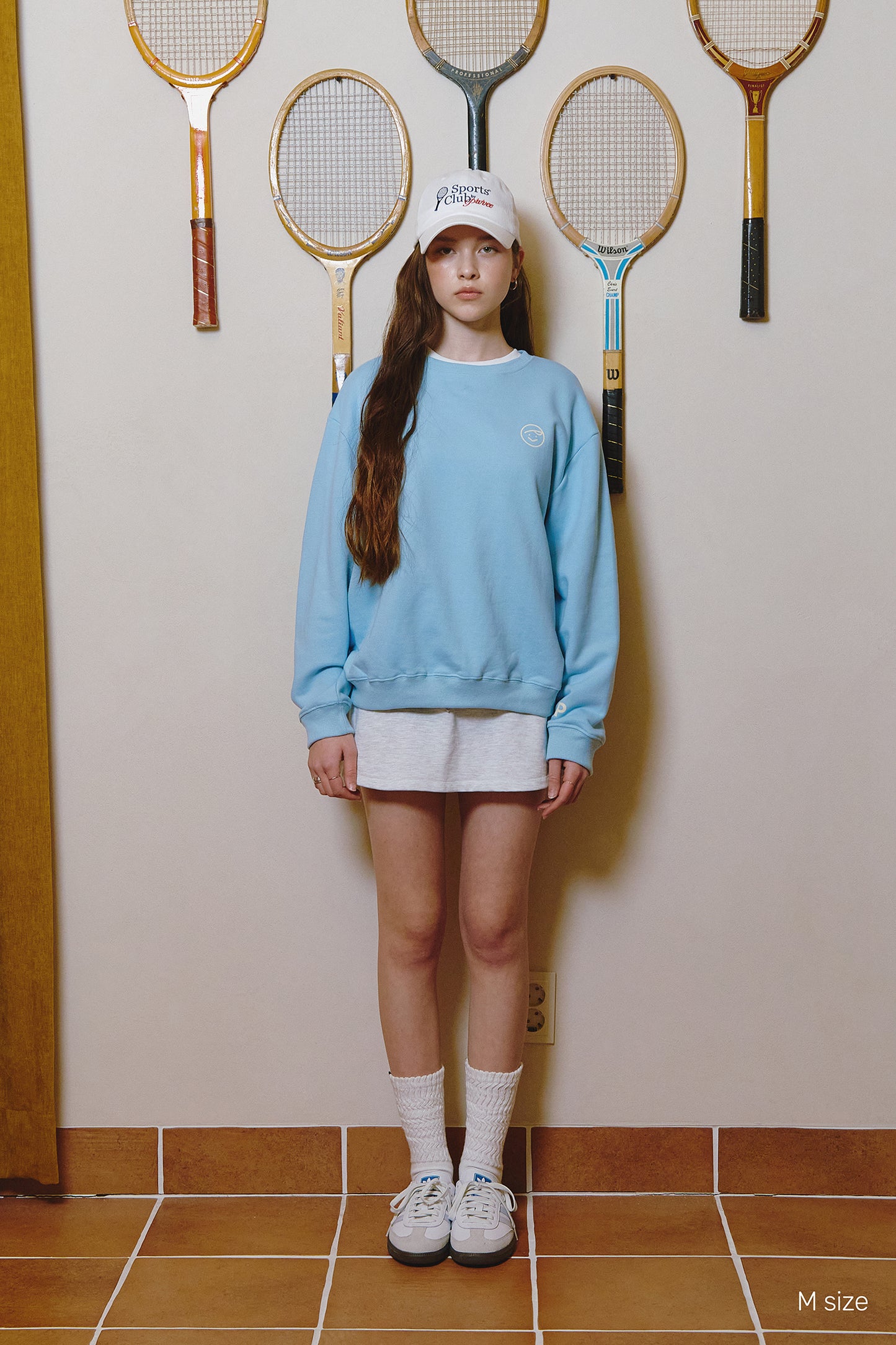 piv'vee smiley sweatshirt - the golf season | one stop for your golf shopping!
