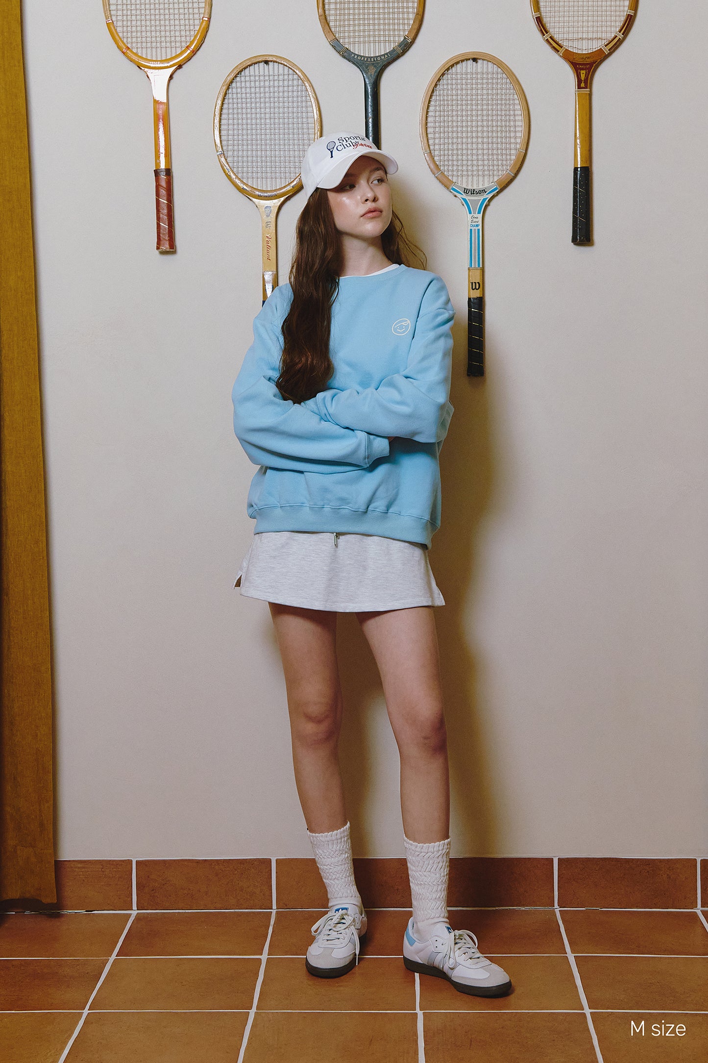 piv'vee smiley sweatshirt - the golf season | one stop for your golf shopping!