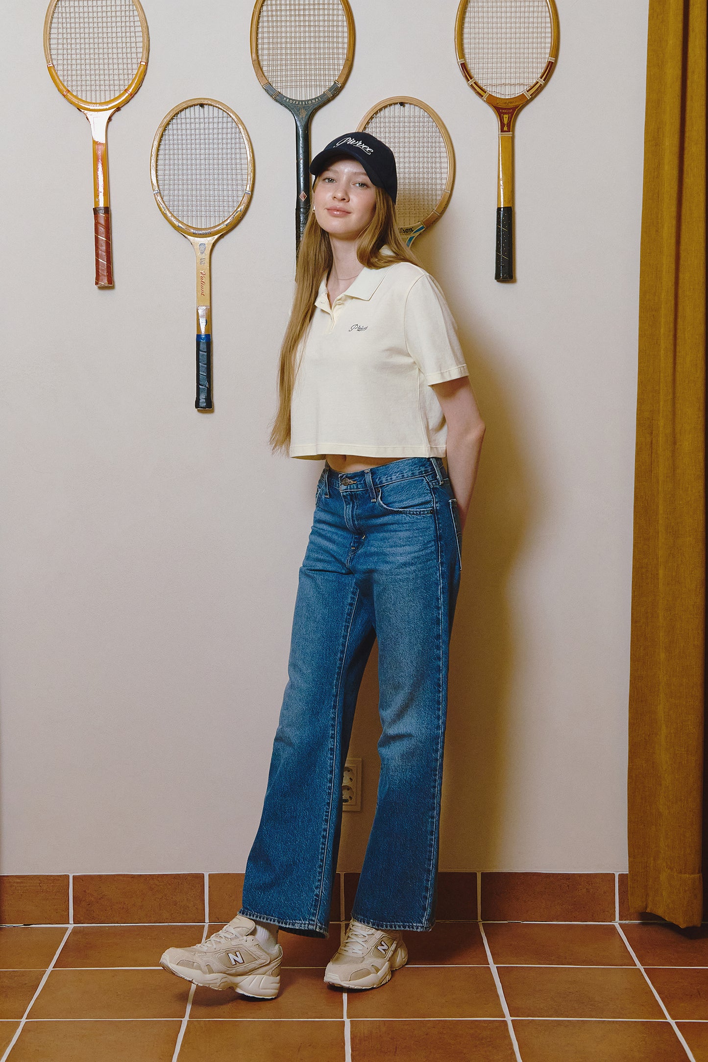 piv'vee lettering crop pk shirt - the golf season | one stop for your golf shopping!