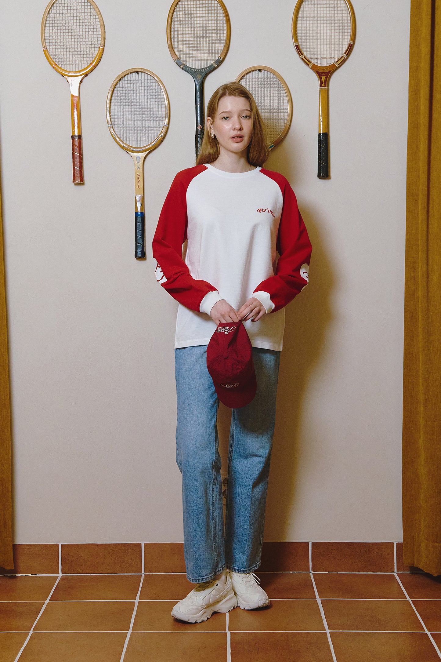piv'vee twins raglan t-shirt - the golf season | one stop for your golf shopping!
