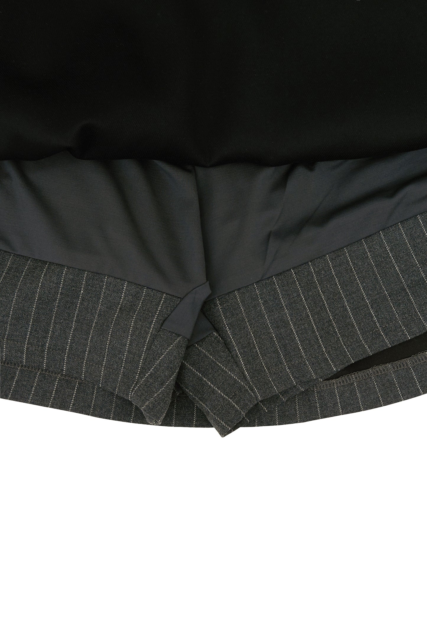piv'vee pinstripe drawstring mini skirt - the golf season | one stop for your golf shopping!