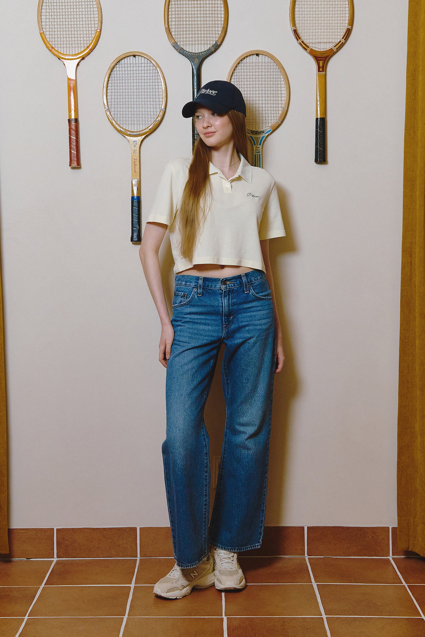 piv'vee lettering crop pk shirt - the golf season | one stop for your golf shopping!