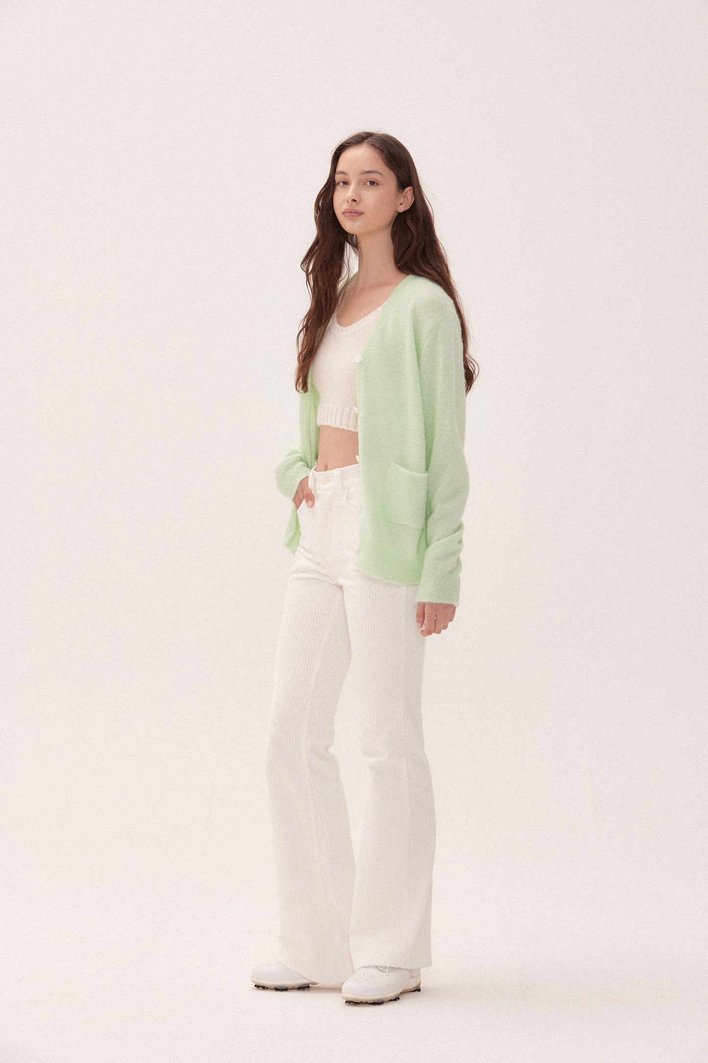 piv'vee mohair cardigan - the golf season | one stop for your golf shopping!