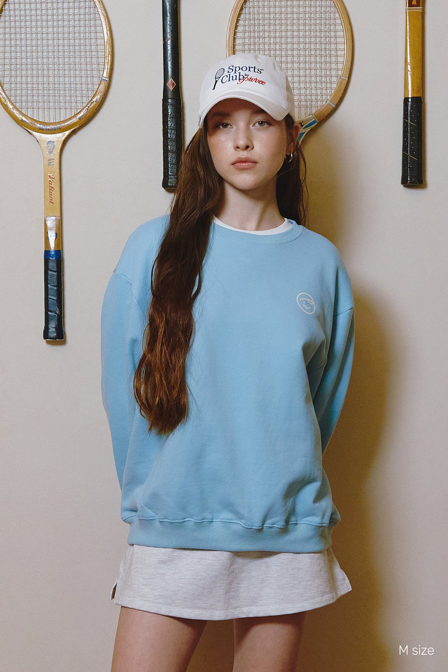 piv'vee smiley sweatshirt - the golf season | one stop for your golf shopping!