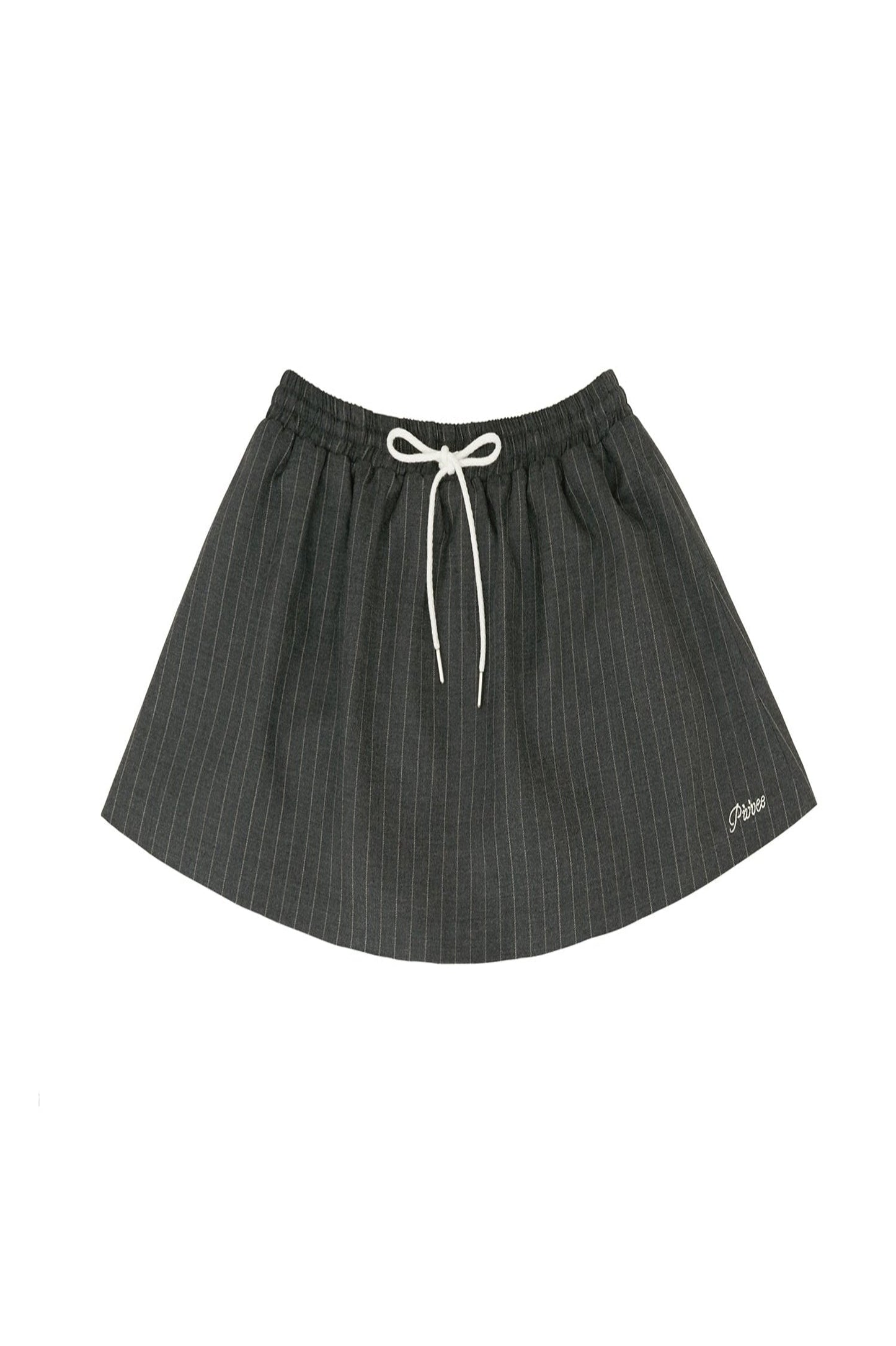 piv'vee pinstripe drawstring mini skirt - the golf season | one stop for your golf shopping!