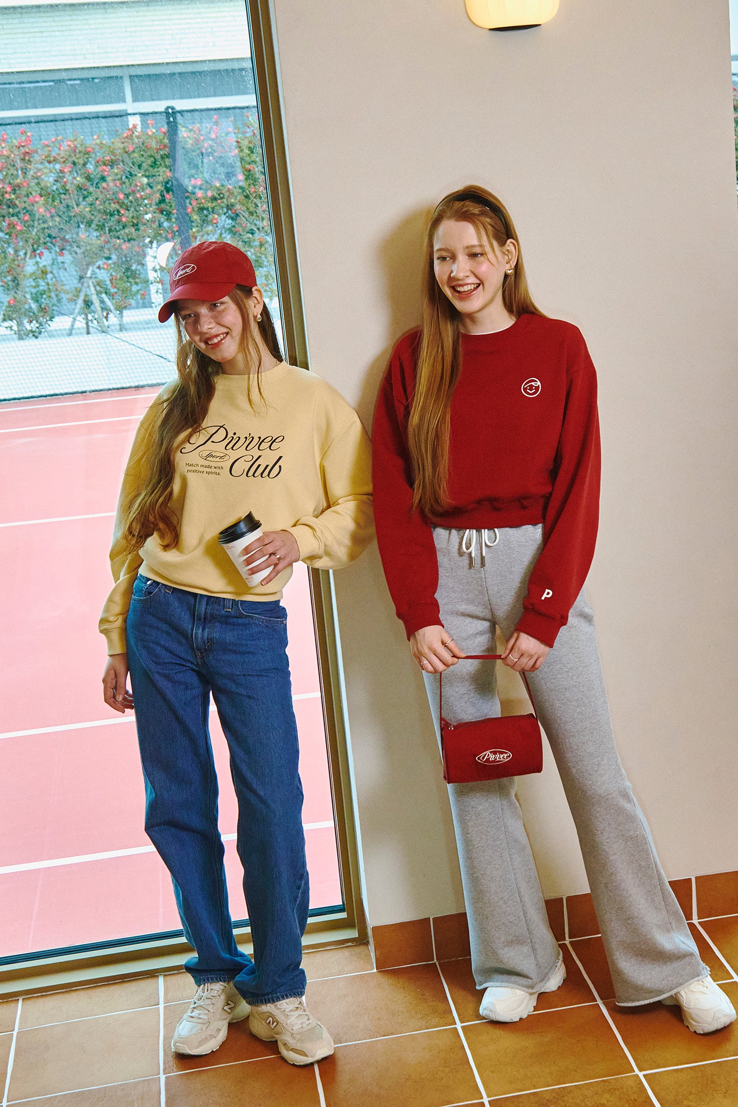 piv'vee smiley sweatshirt - the golf season | one stop for your golf shopping!