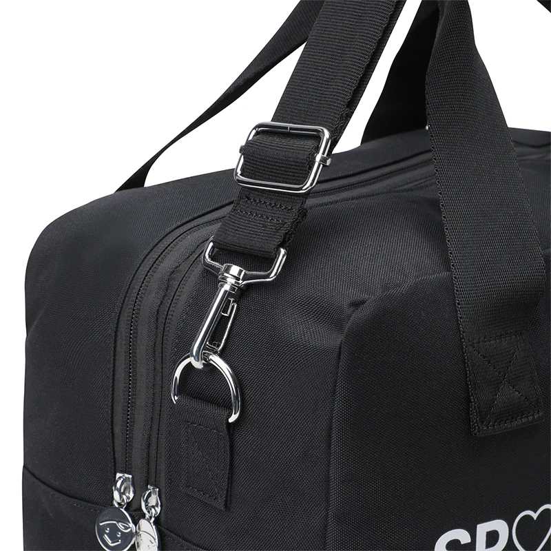 piv'vee bon voyage boston bag - ebony black