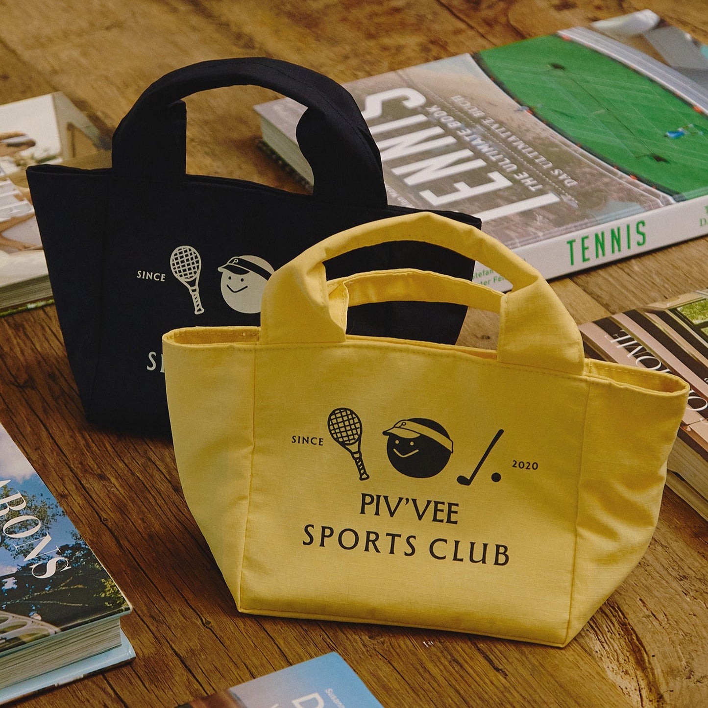 piv'vee sports mini tote bag - ocean navy