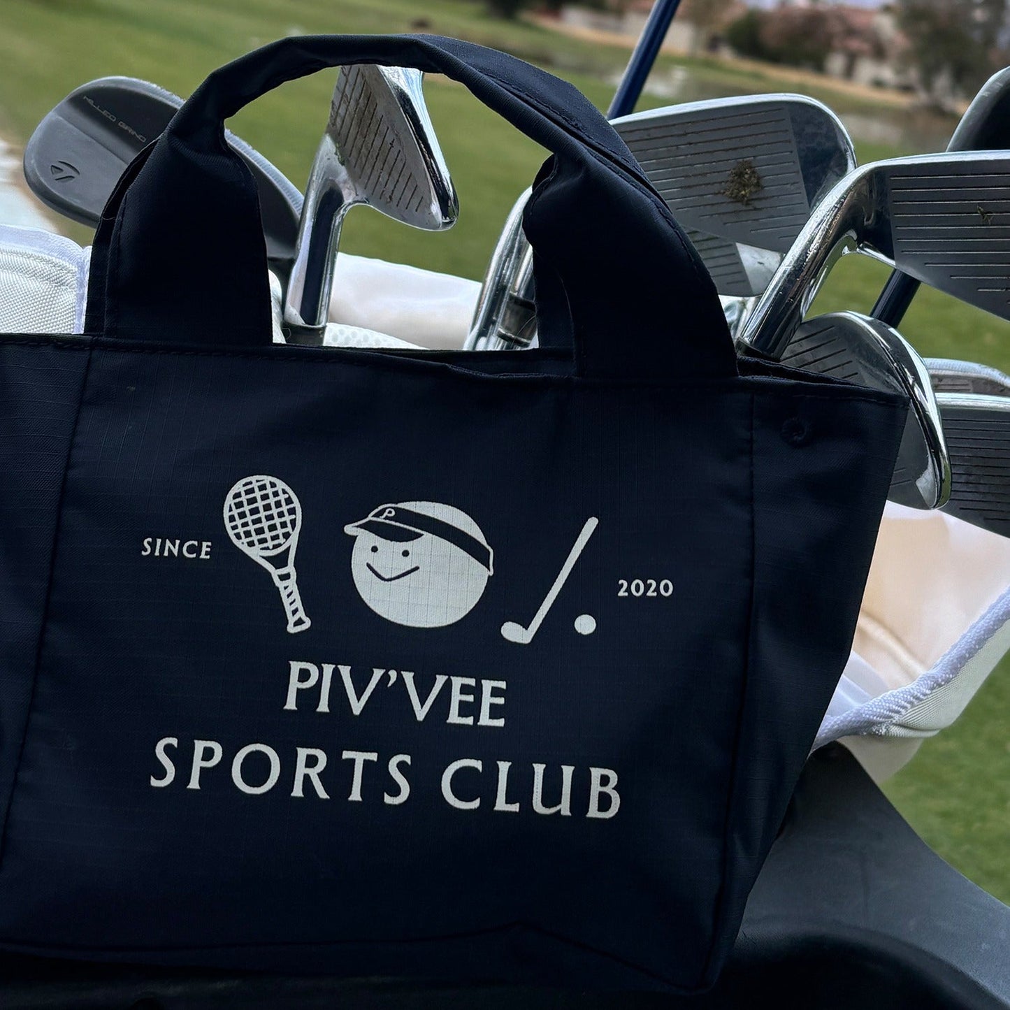 piv'vee sports mini tote bag - ocean navy