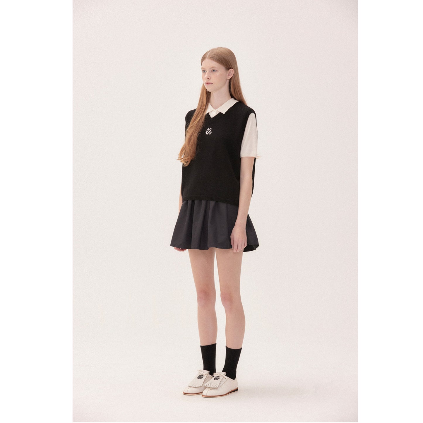 piv‘vee volume pleated mini skirt