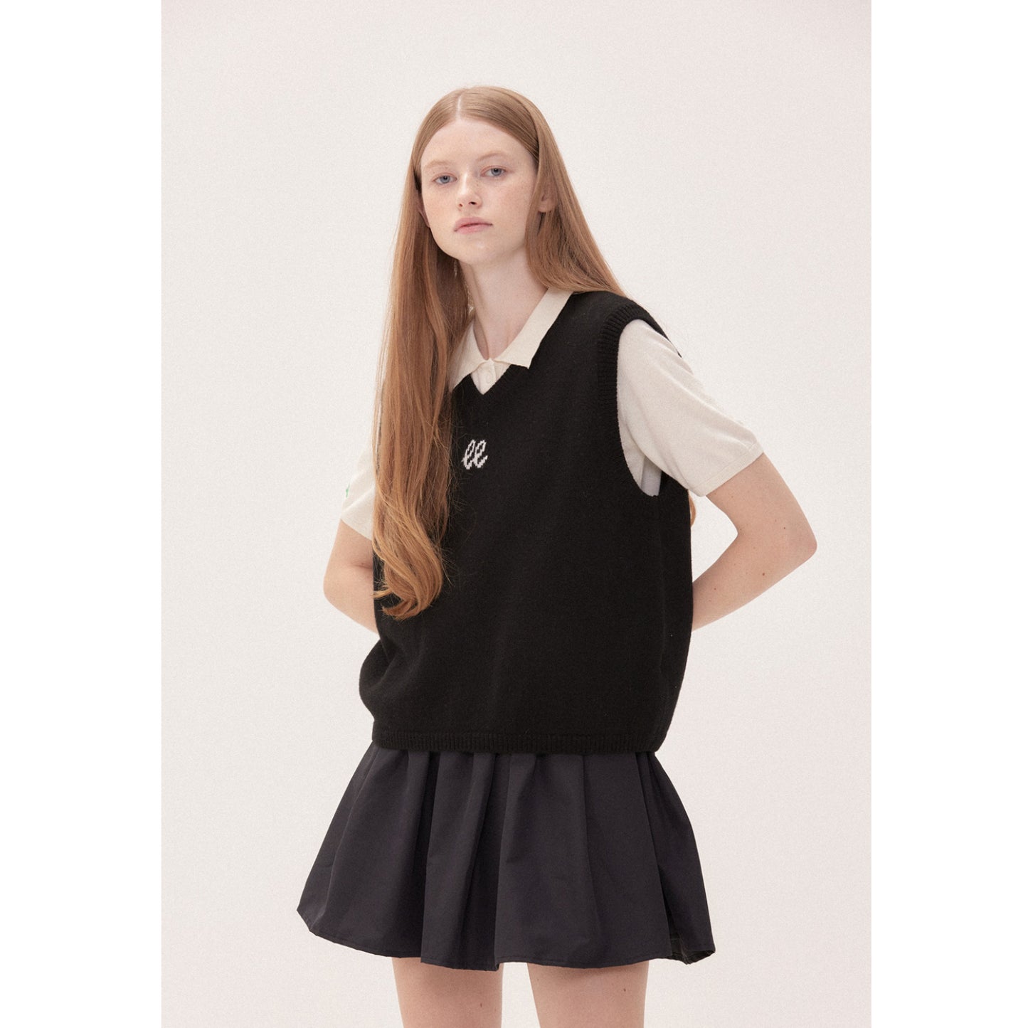 piv‘vee volume pleated mini skirt