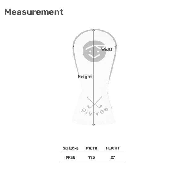 piv‘vee wood headcover - ocean navy