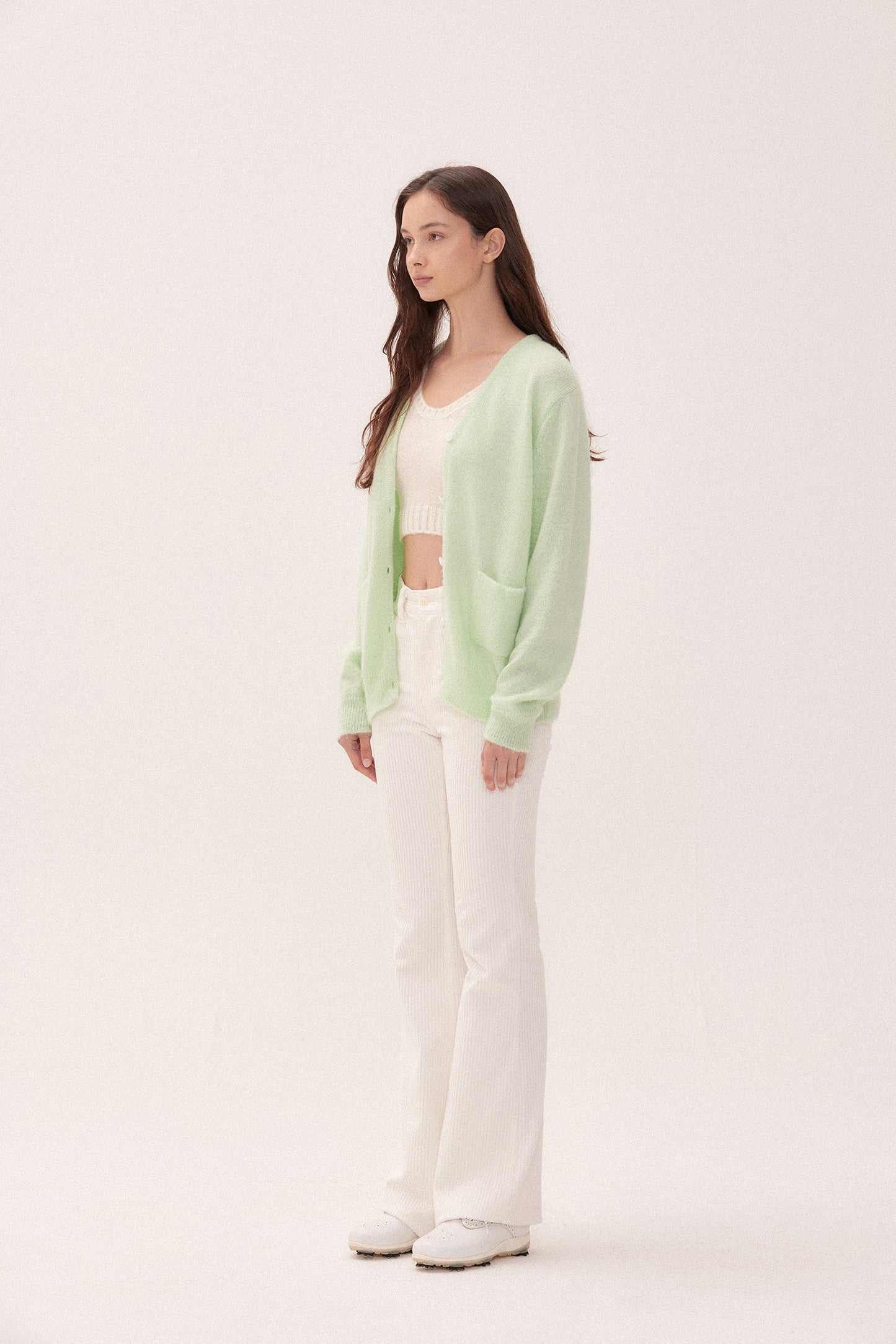 piv'vee mohair cardigan - the golf season | one stop for your golf shopping!