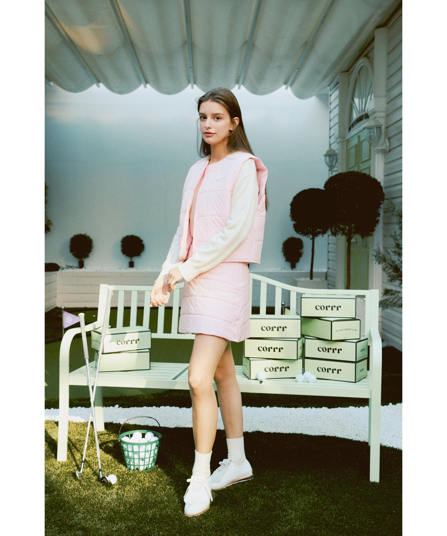 piv'vee crop quilted vest - the golf season | one stop for your golf shopping!