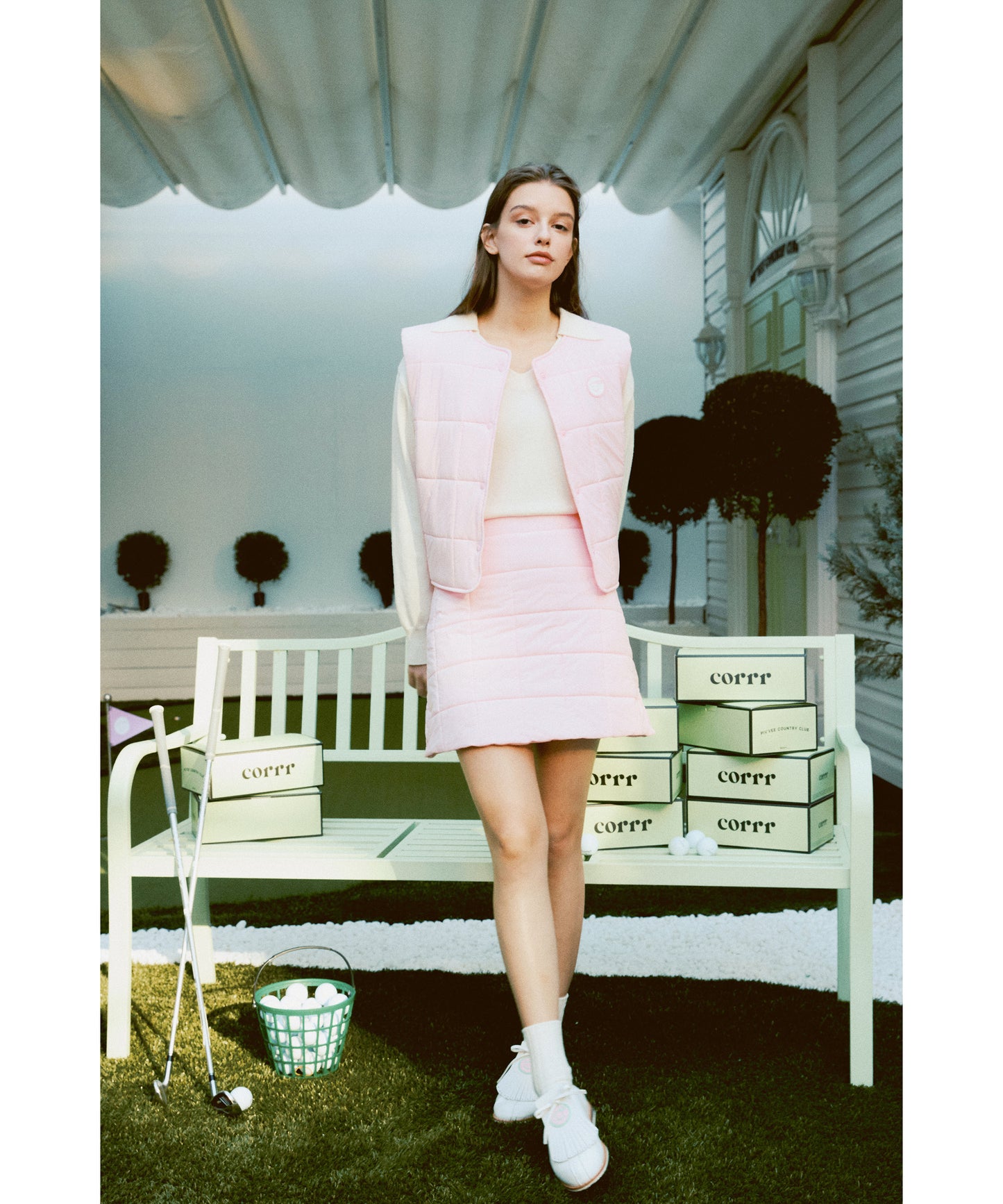 piv'vee crop quilted vest - the golf season | one stop for your golf shopping!