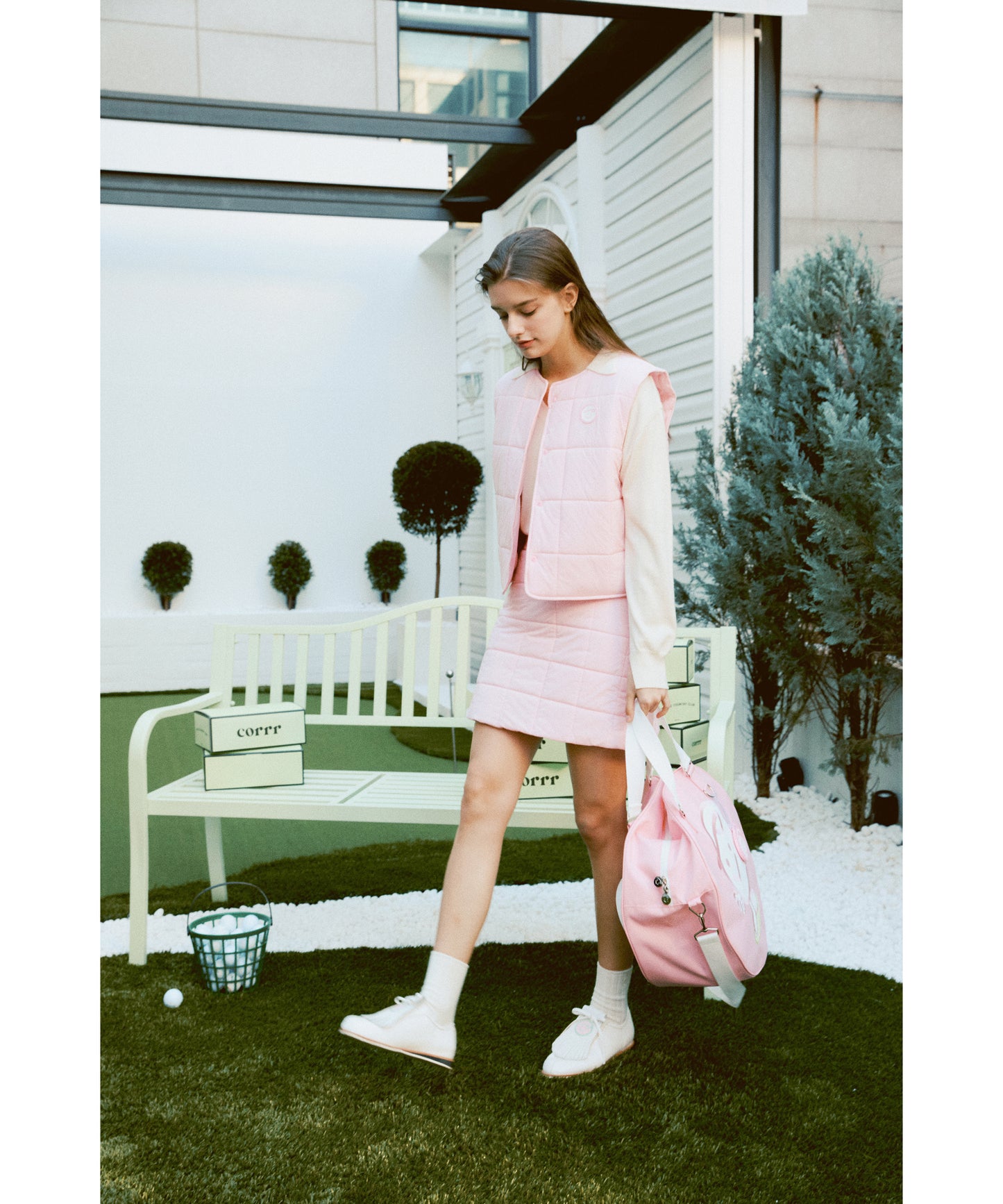 piv'vee crop quilted vest - the golf season | one stop for your golf shopping!