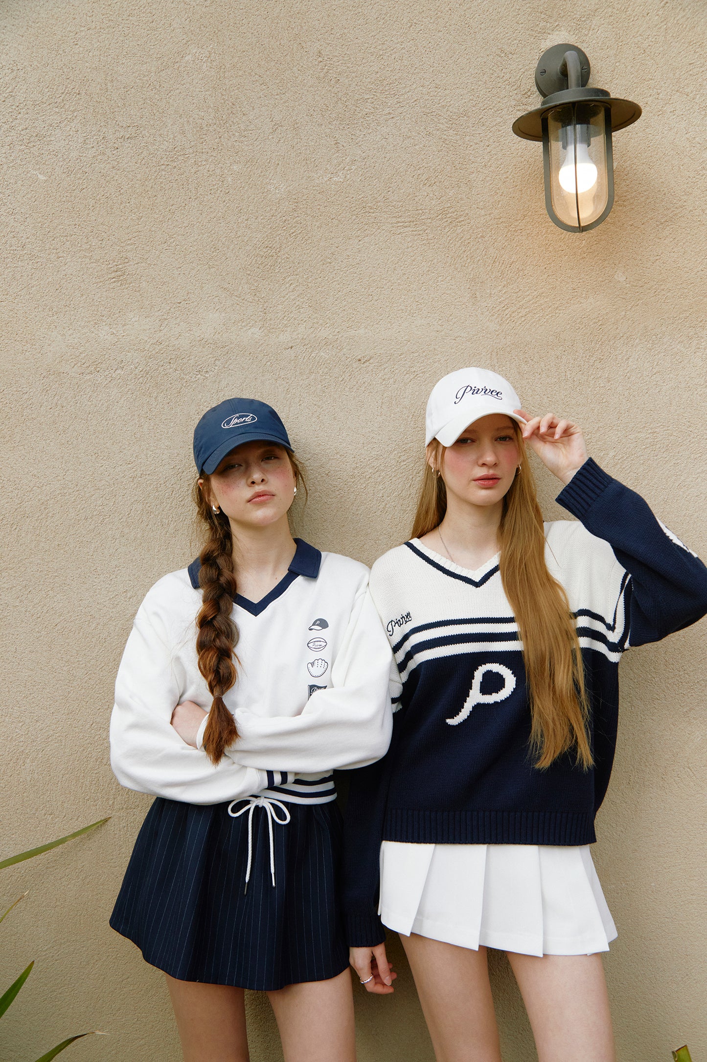piv'vee pinstripe drawstring mini skirt - the golf season | one stop for your golf shopping!