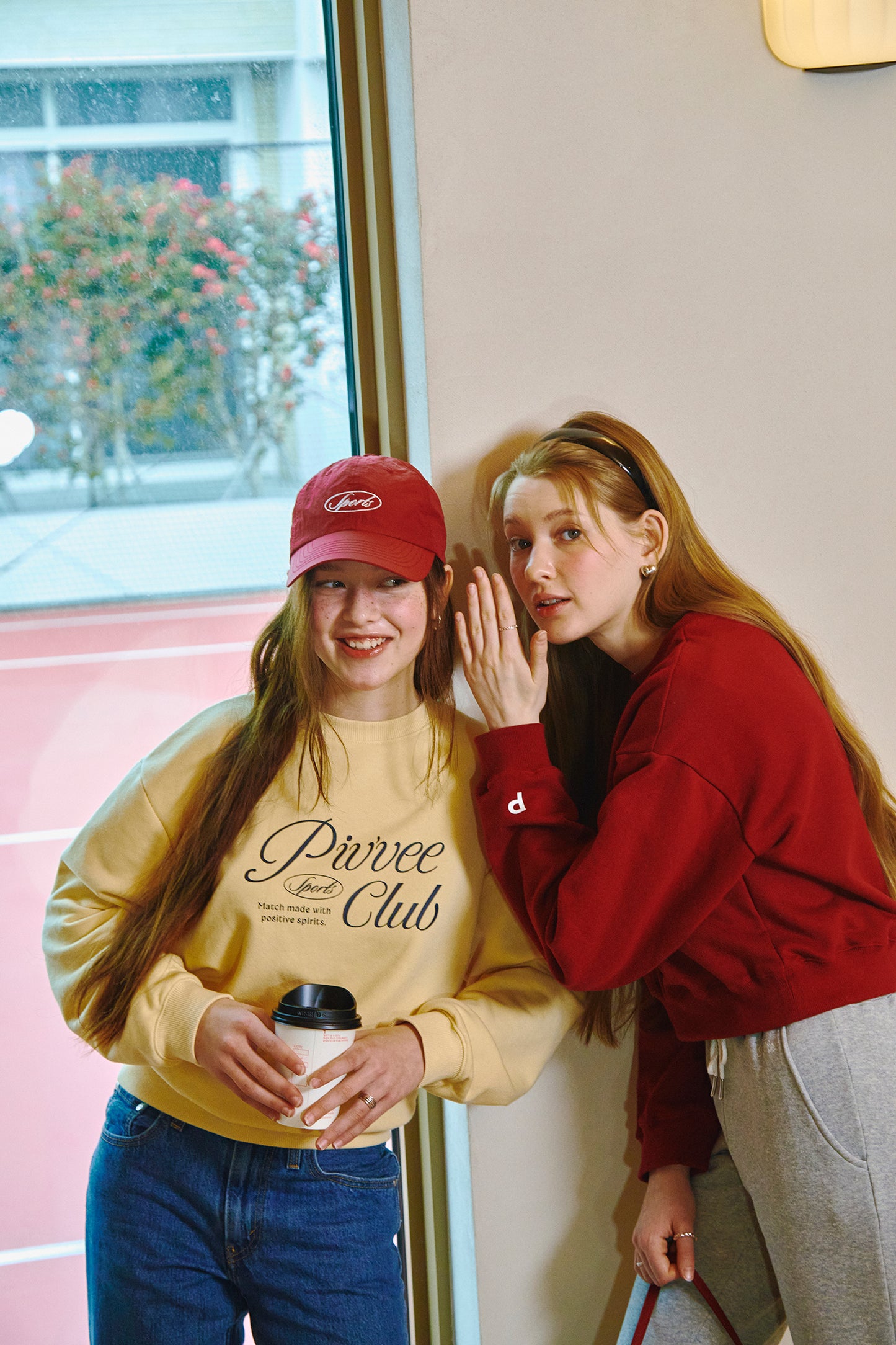 piv'vee smiley sweatshirt - the golf season | one stop for your golf shopping!