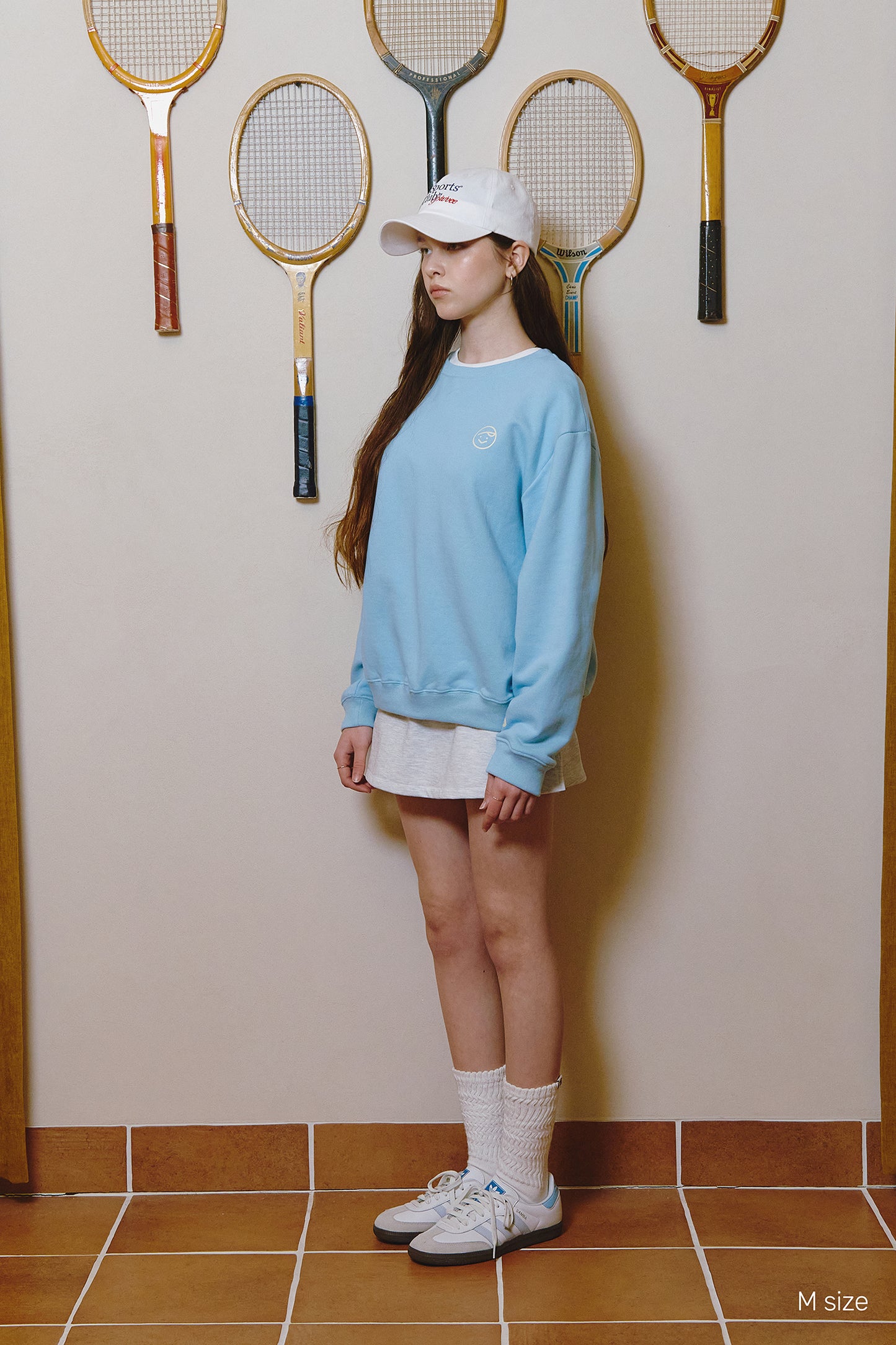 piv'vee smiley sweatshirt - the golf season | one stop for your golf shopping!