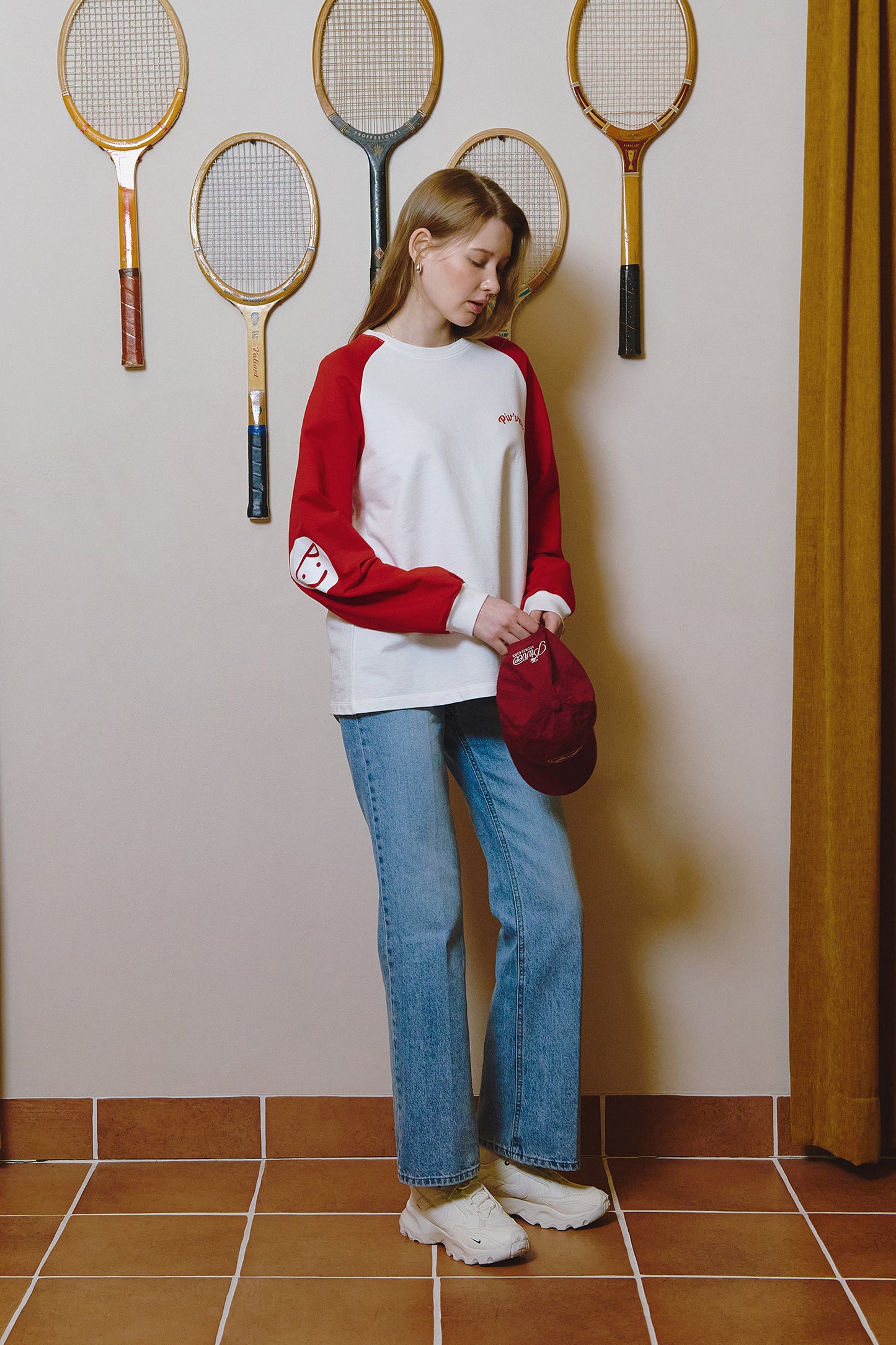 piv'vee twins raglan t-shirt - the golf season | one stop for your golf shopping!