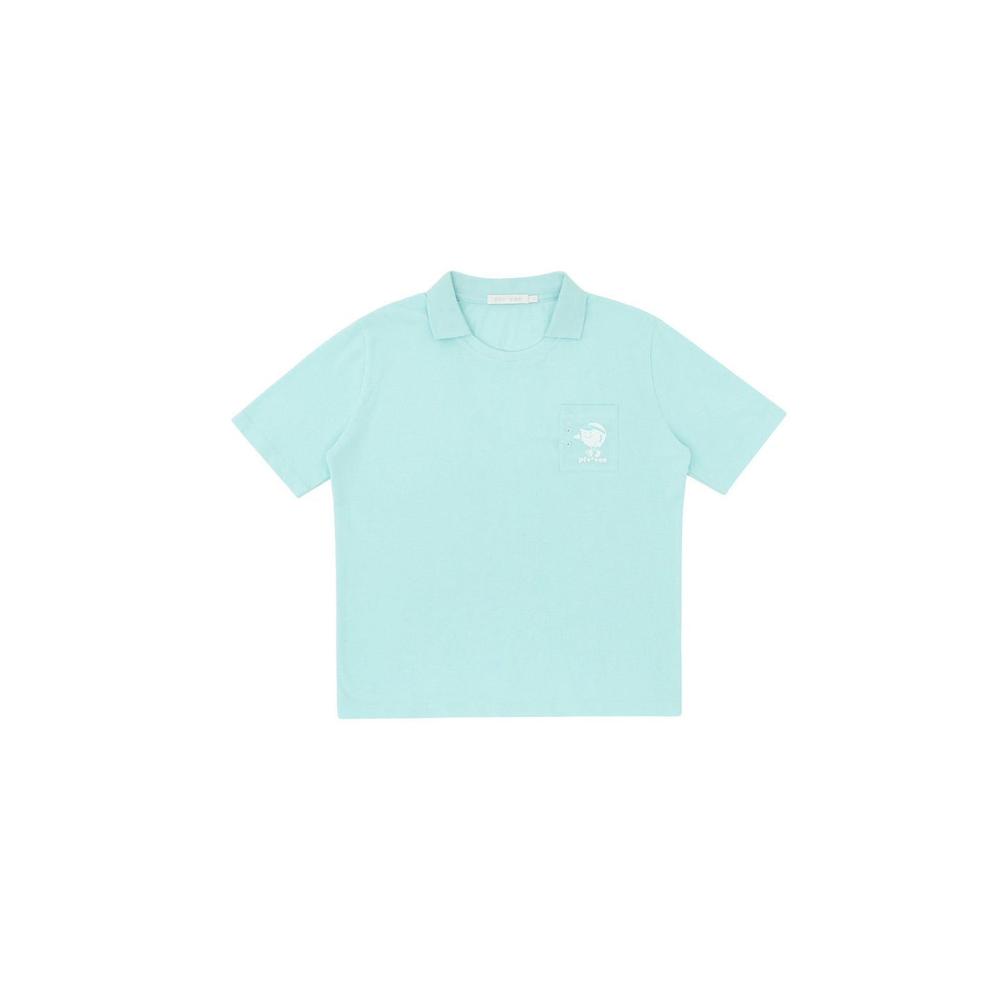 piv'vee caddi'vee tee holder collar t-shirt - the golf season | one stop for your golf shopping!