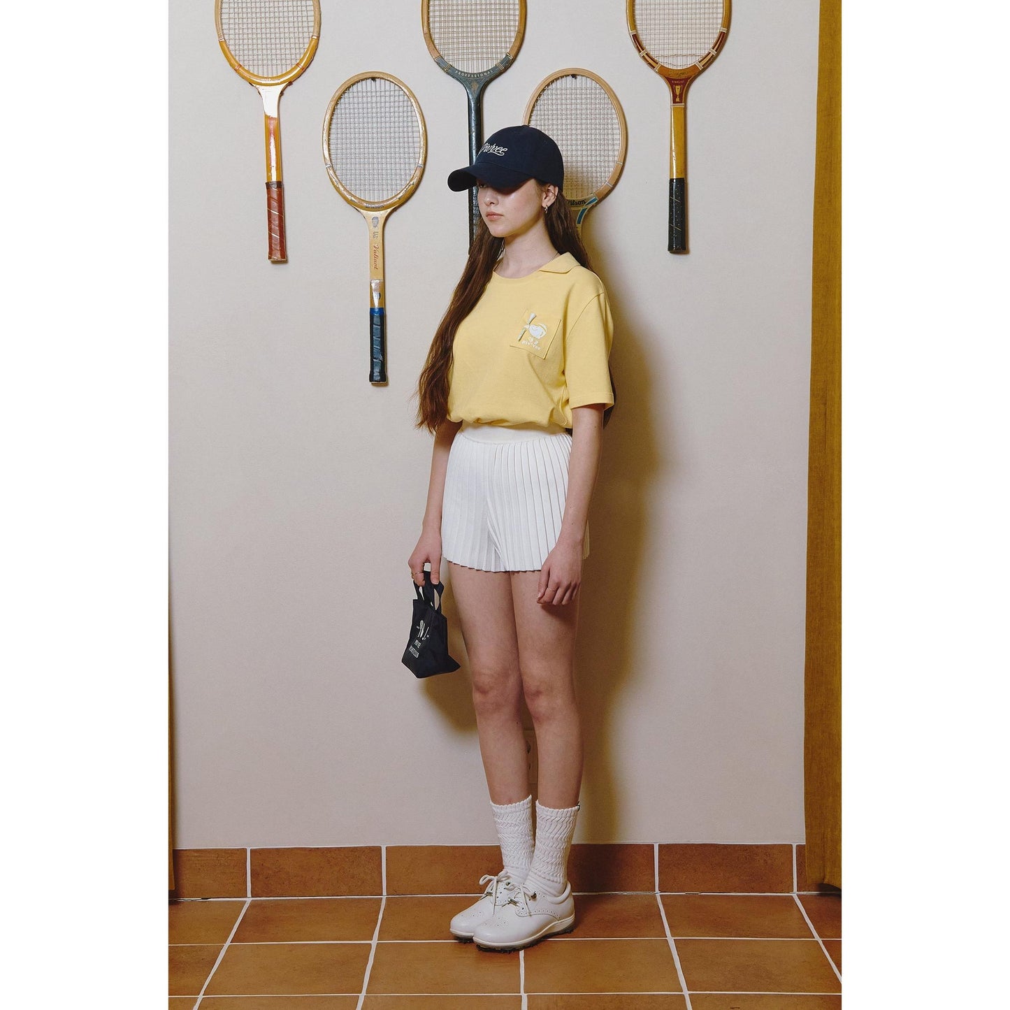 piv'vee caddi'vee tee holder collar t-shirt - the golf season | one stop for your golf shopping!