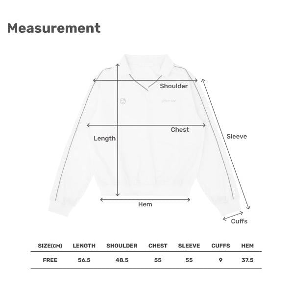 piv'vee club piste top with detailed measurements including shoulder, chest, and sleeve dimensions