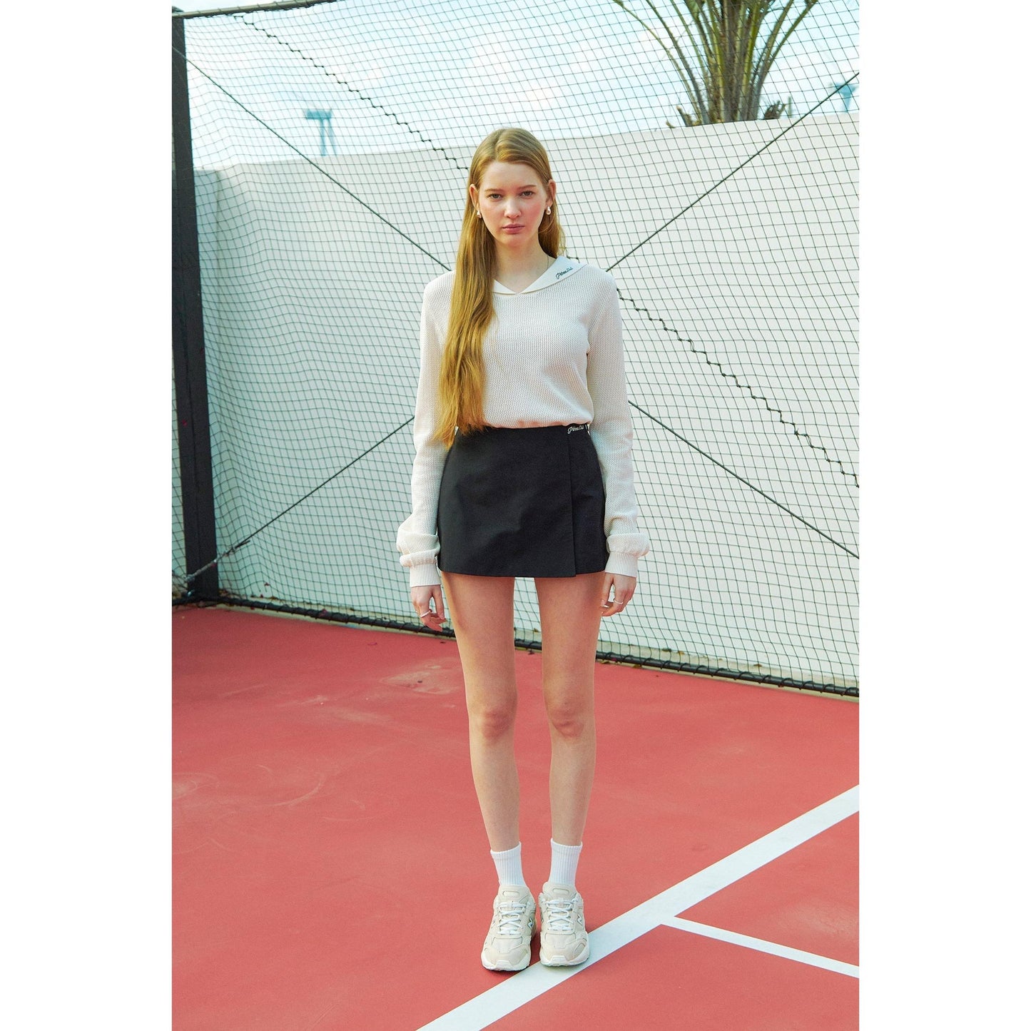 piv'vee club sailor collar knit top - the golf season | one stop for your golf shopping!