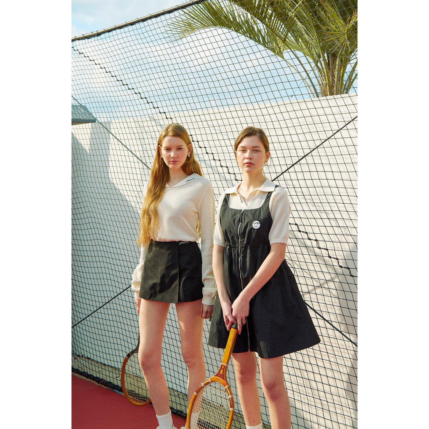 piv'vee club sailor collar knit top - the golf season | one stop for your golf shopping!