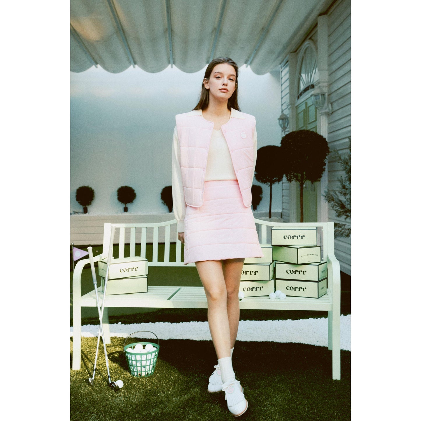 piv'vee crop quilted vest - the golf season | one stop for your golf shopping!