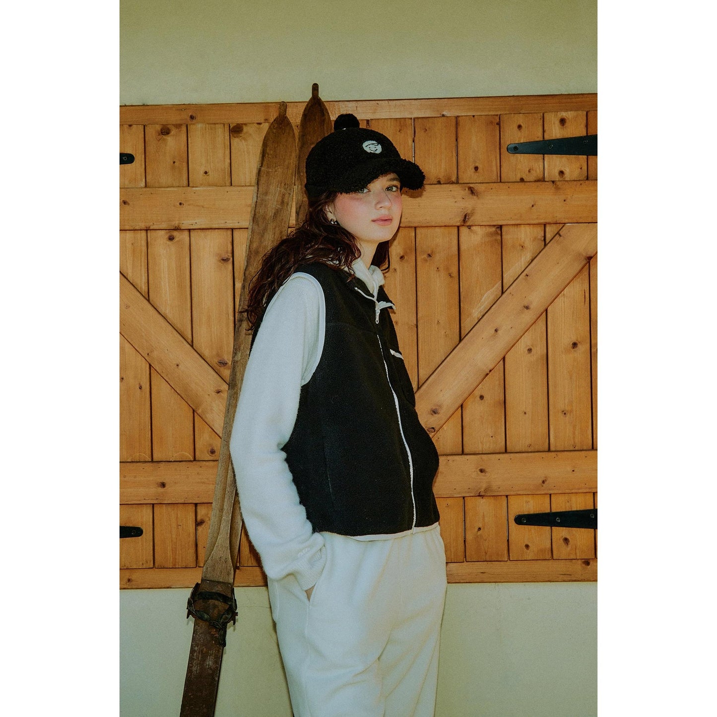 piv'vee earflap shearling cap - the golf season | one stop for your golf shopping!