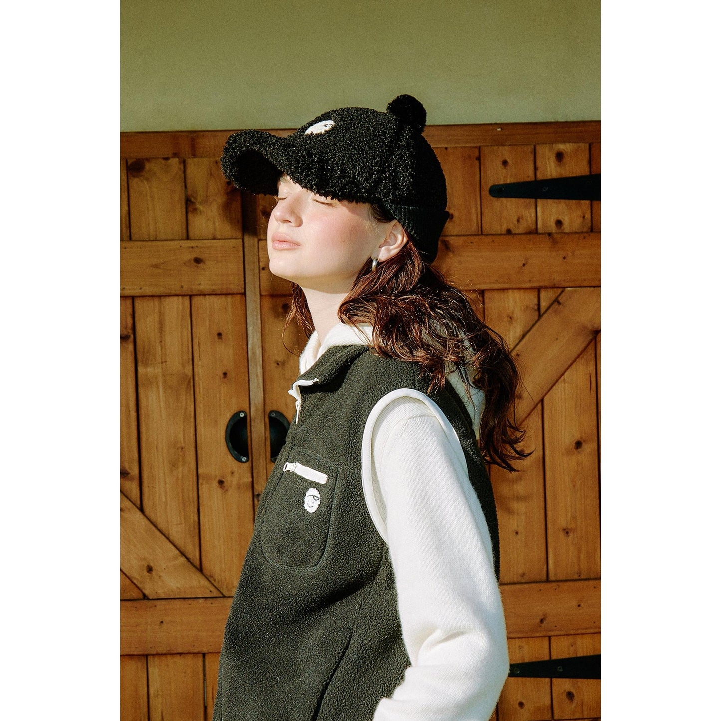 piv'vee earflap shearling cap - the golf season | one stop for your golf shopping!