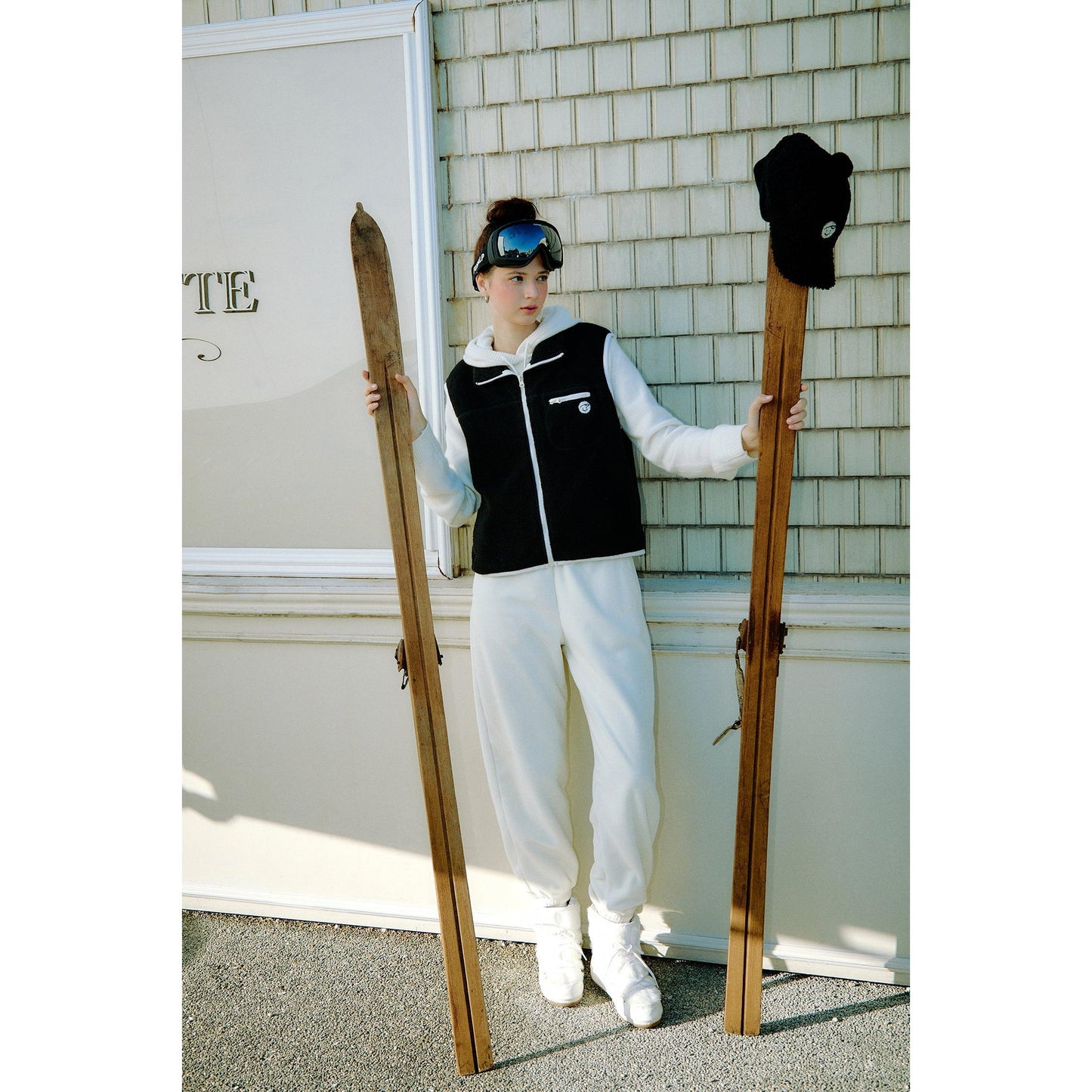 piv'vee earflap shearling cap - the golf season | one stop for your golf shopping!
