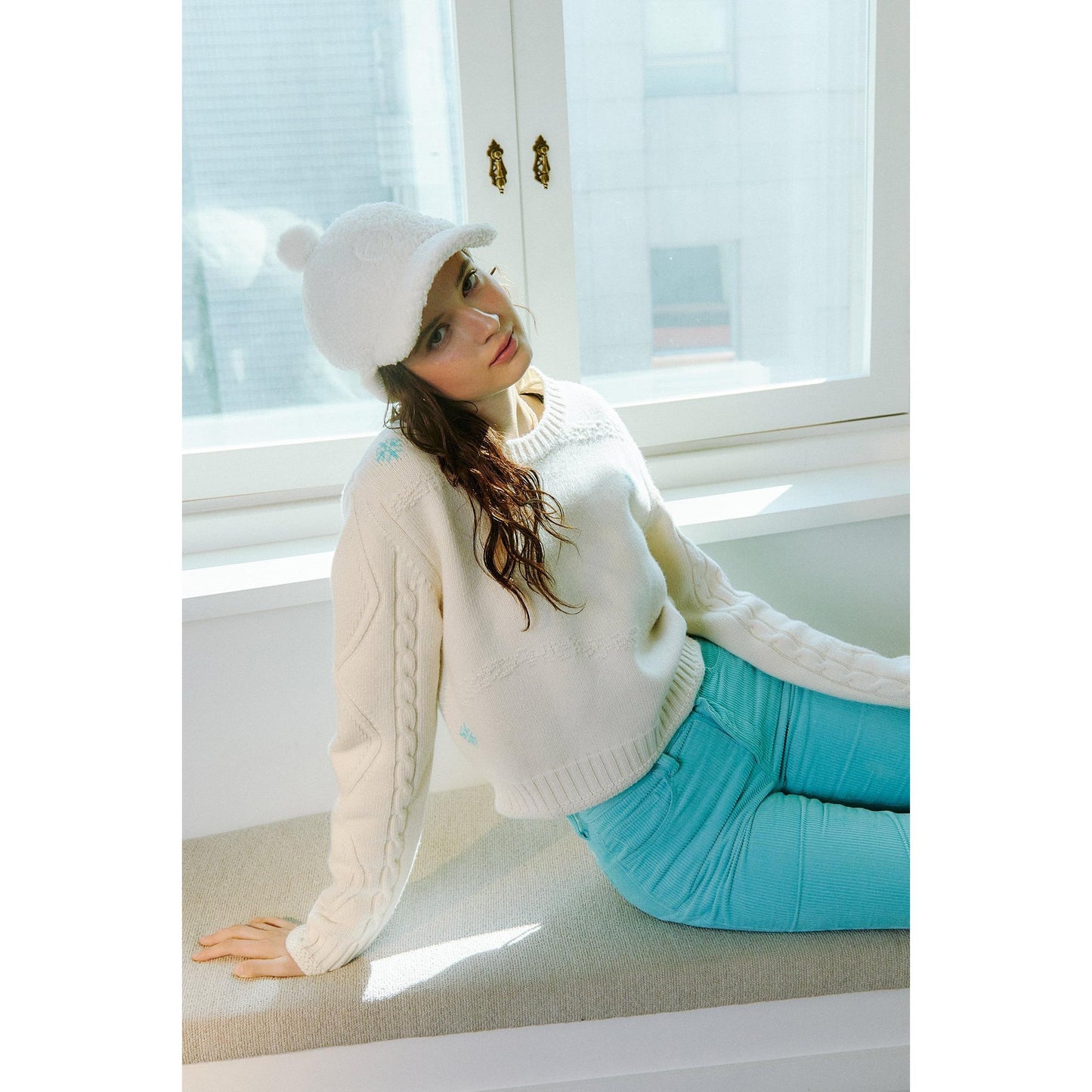 piv'vee earflap shearling cap - the golf season | one stop for your golf shopping!