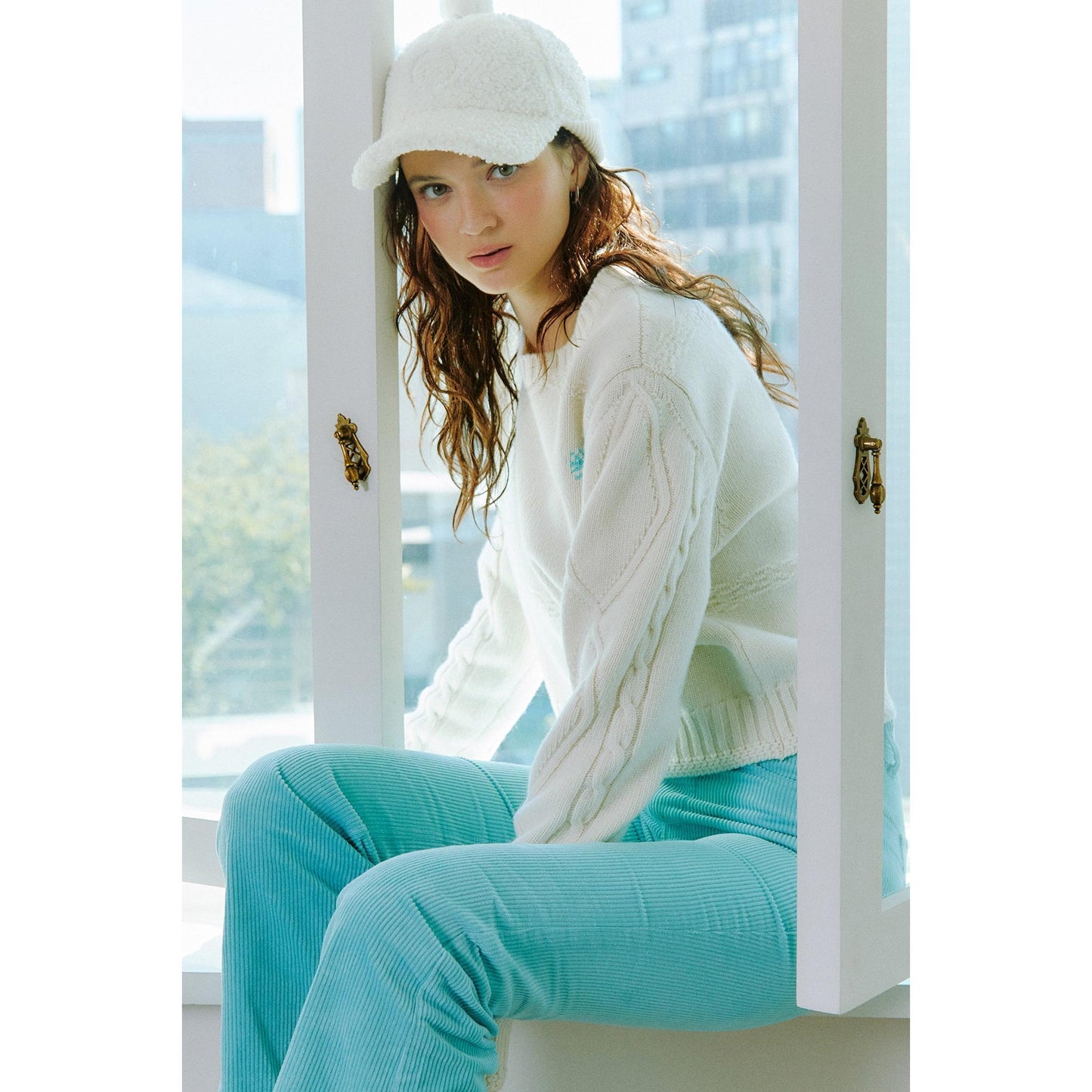 piv'vee earflap shearling cap - the golf season | one stop for your golf shopping!
