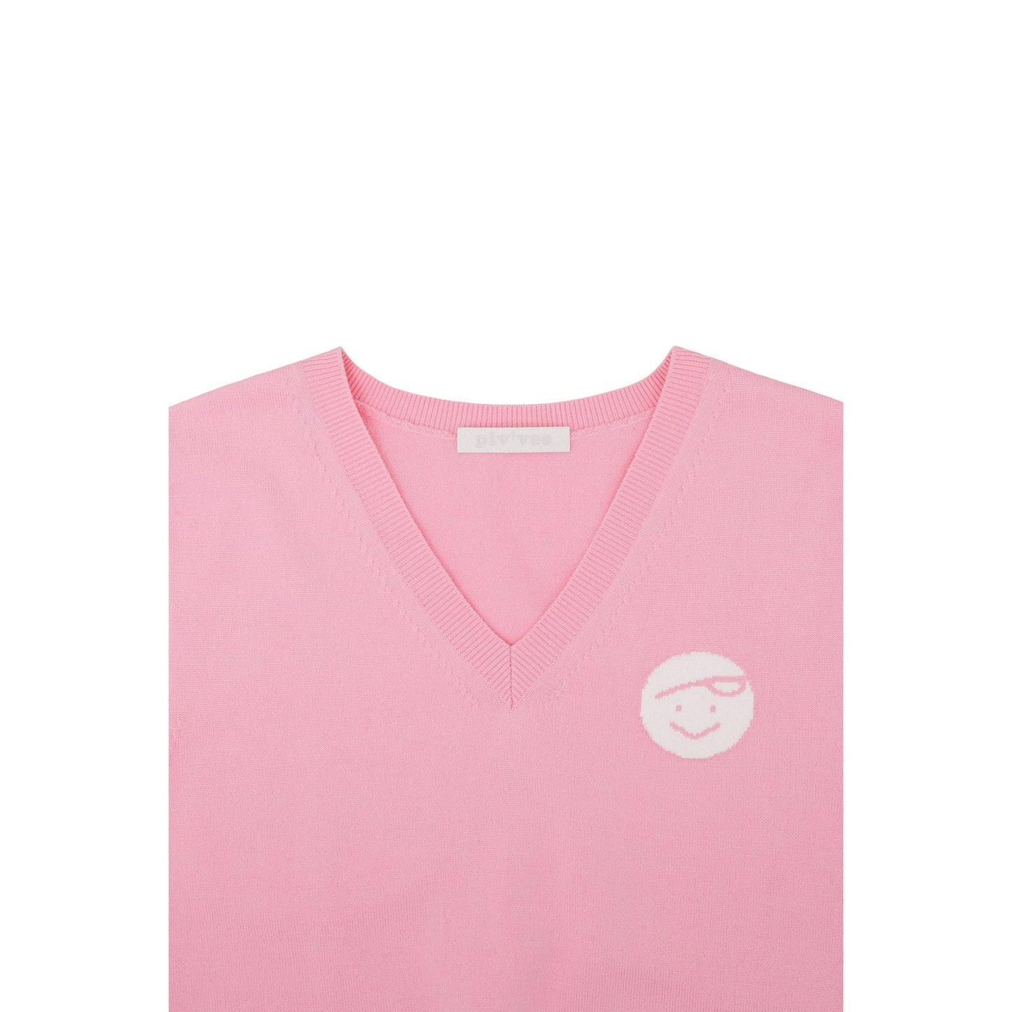 piv'vee essential v neck knit vest - the golf season | one stop for your golf shopping!