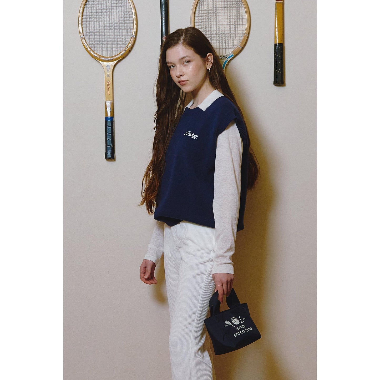piv'vee giant knit vest - the golf season | one stop for your golf shopping!