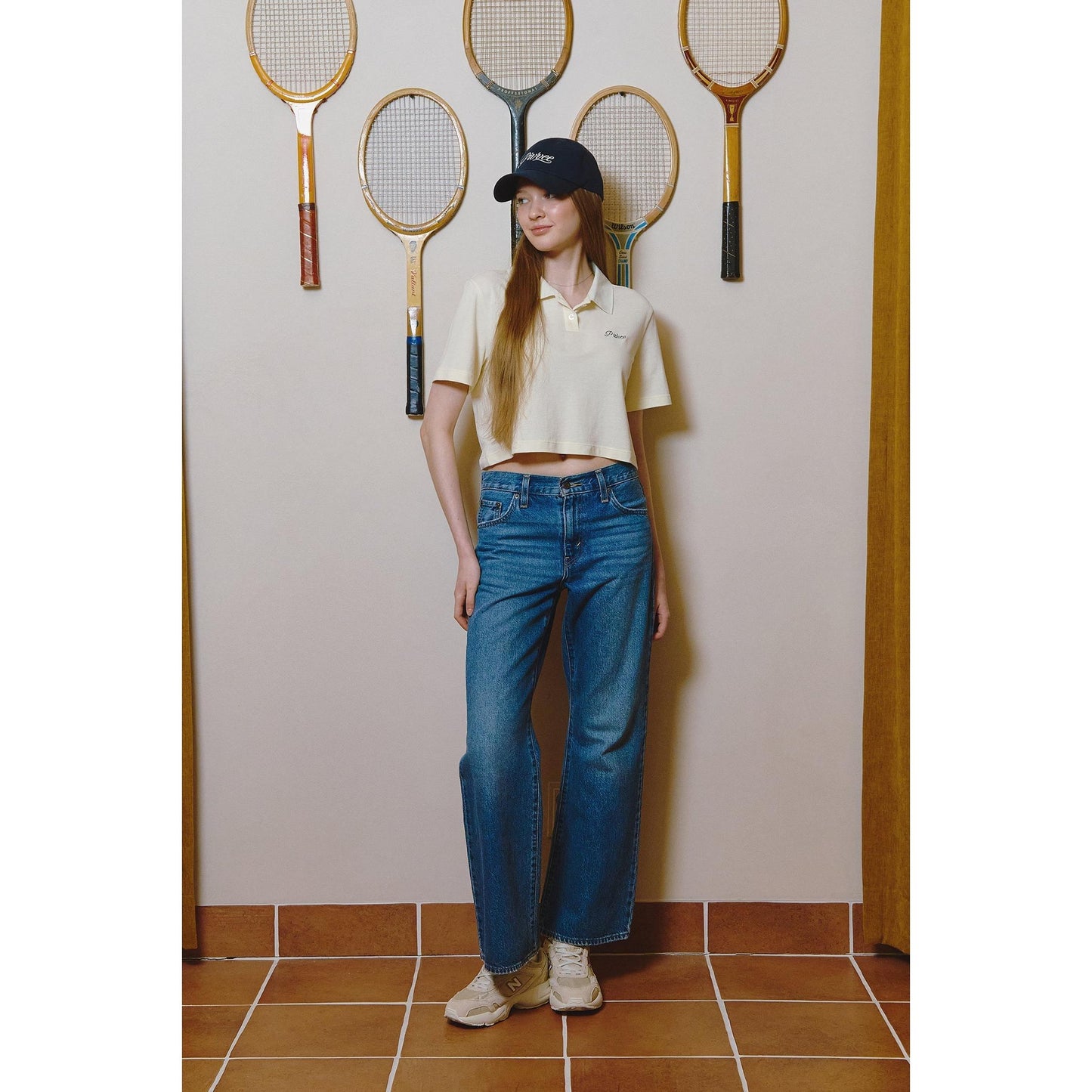 piv'vee lettering crop pk shirt - the golf season | one stop for your golf shopping!