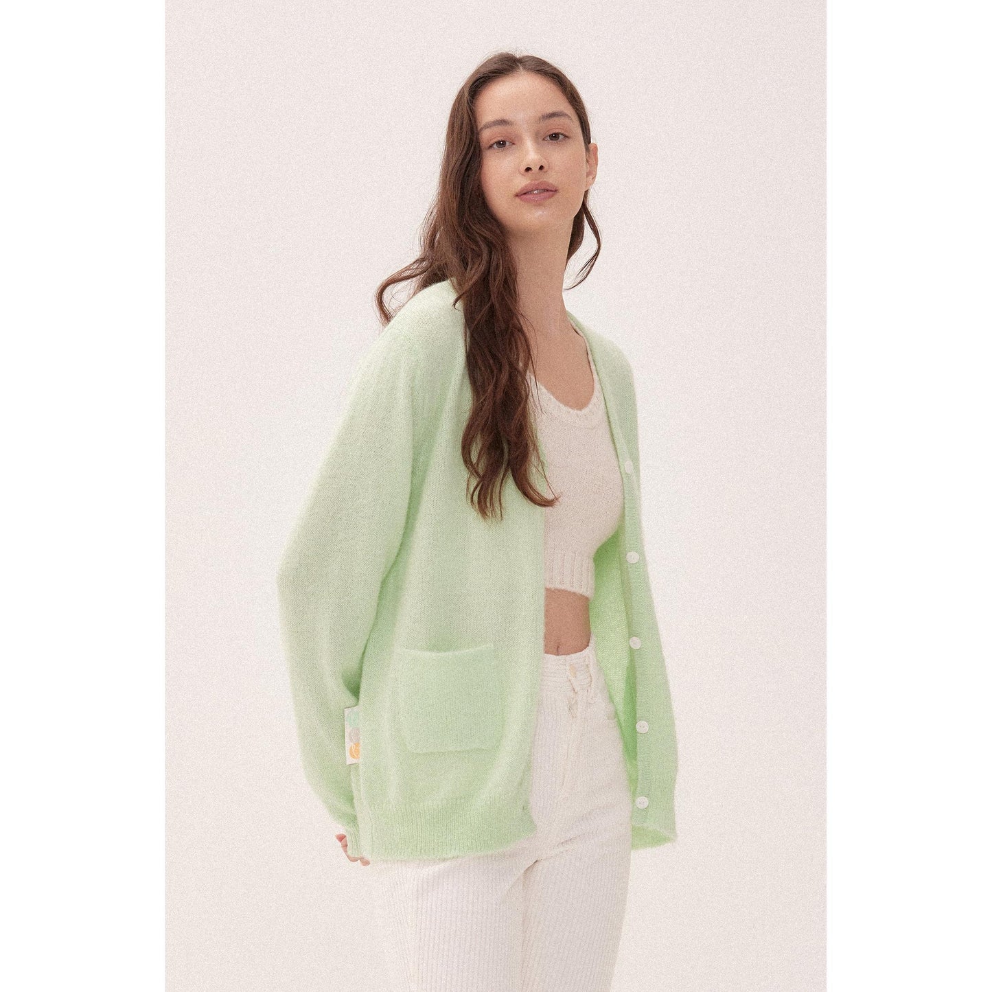 piv'vee mohair cardigan - the golf season | one stop for your golf shopping!