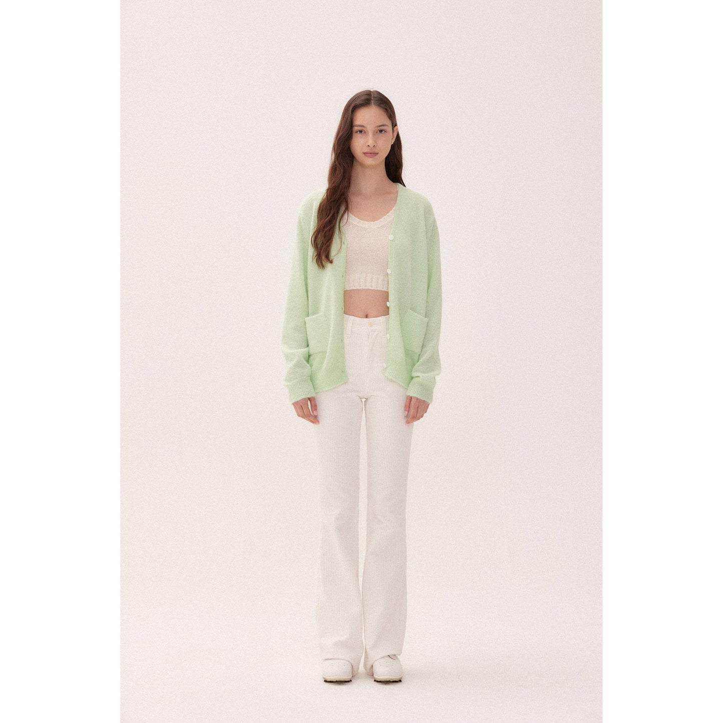 piv'vee mohair cardigan - the golf season | one stop for your golf shopping!