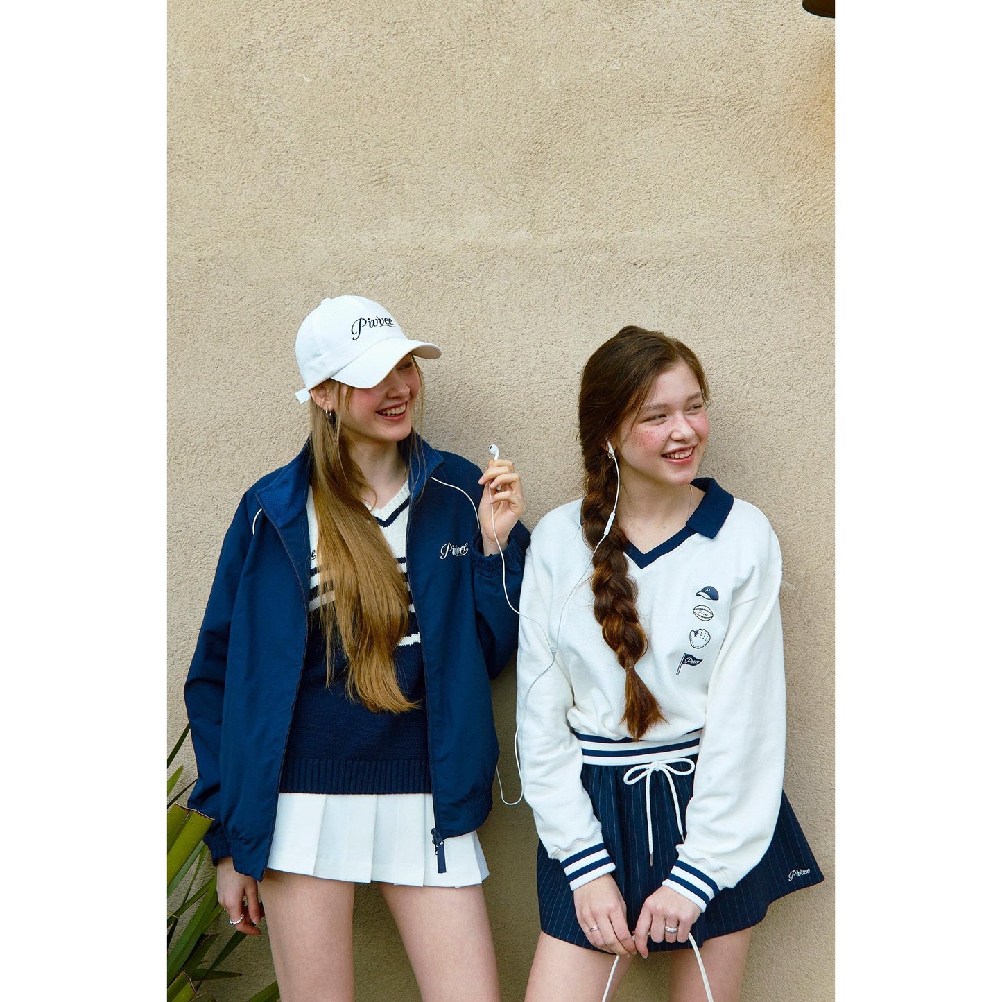 piv'vee pinstripe drawstring mini skirt - the golf season | one stop for your golf shopping!