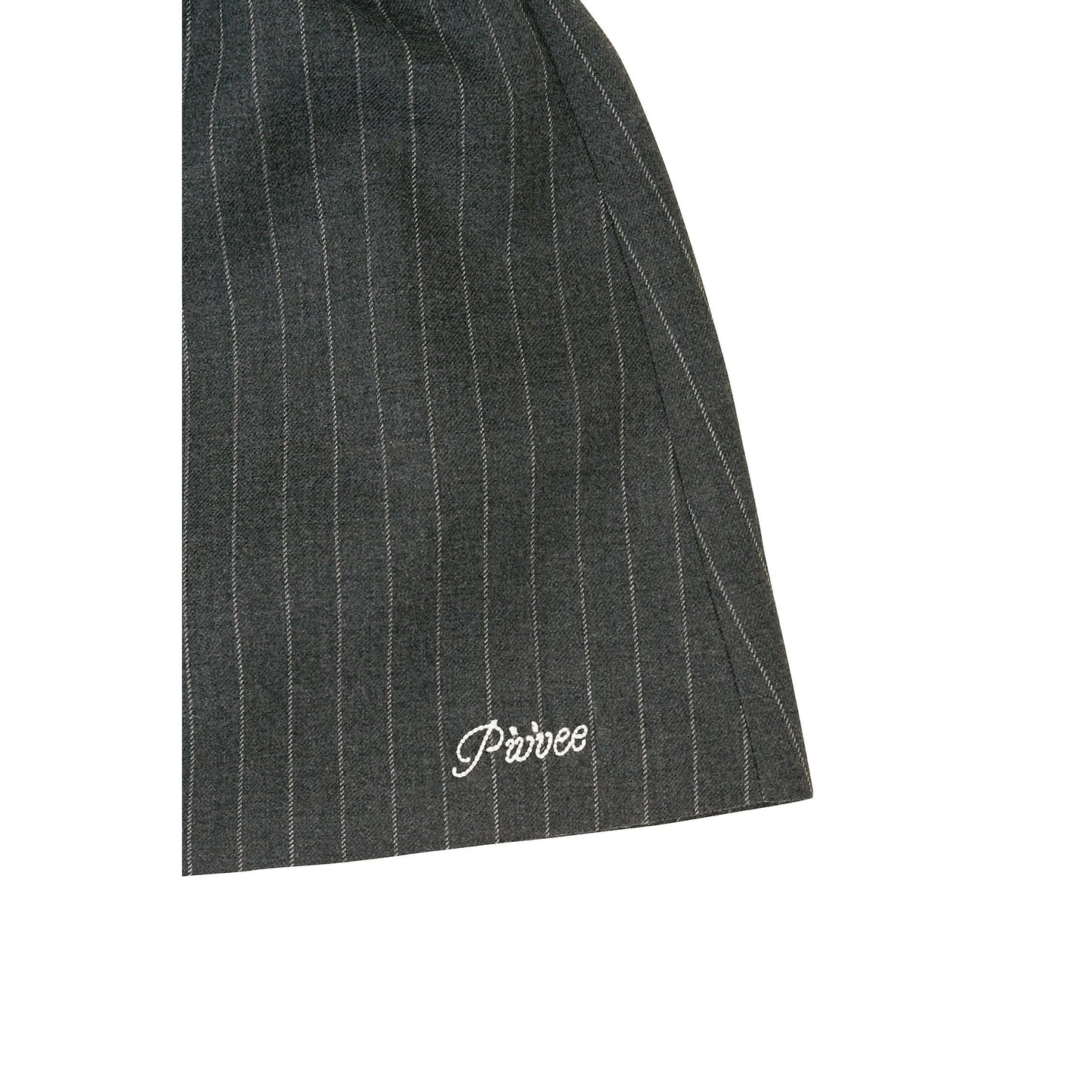 piv'vee pinstripe drawstring mini skirt - the golf season | one stop for your golf shopping!