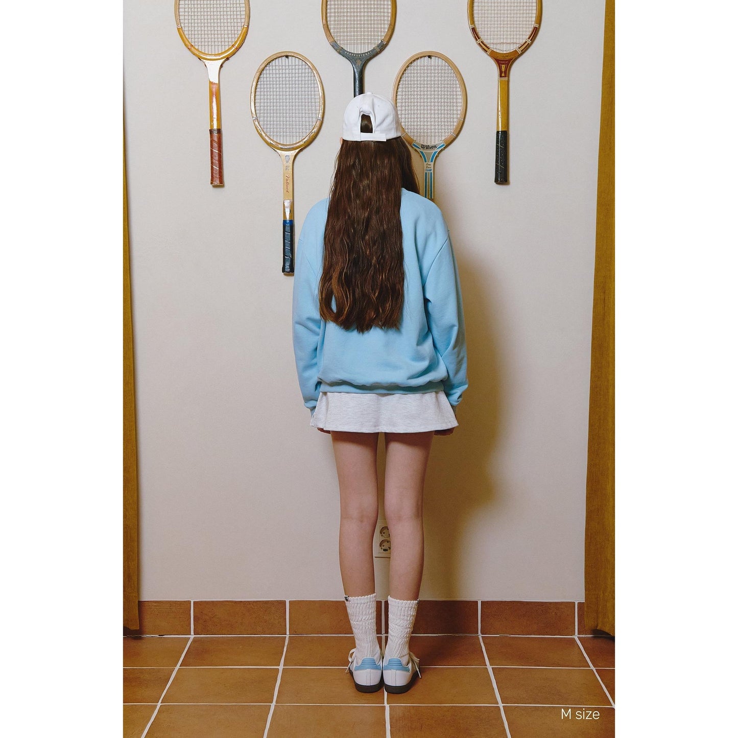 piv'vee light blue sweatshirt for women, stylish design perfect for casual outfits