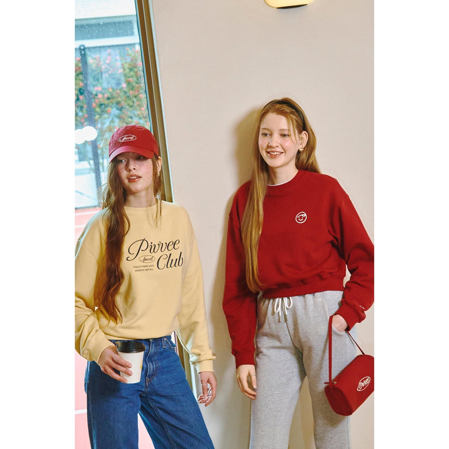 piv'vee smiley sweatshirtpiv'veethe golf season shop | one stop for your golf shopping!
