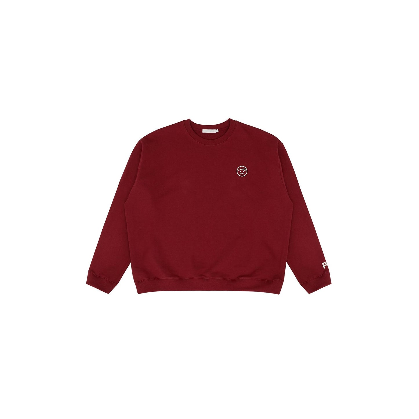 piv'vee smiley sweatshirt - the golf season | one stop for your golf shopping!
