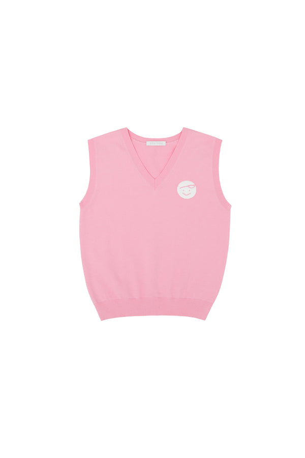 Piv'vee Essential V Neck Knit Vest - The Golf Season | One Stop for Your Golf Shopping!