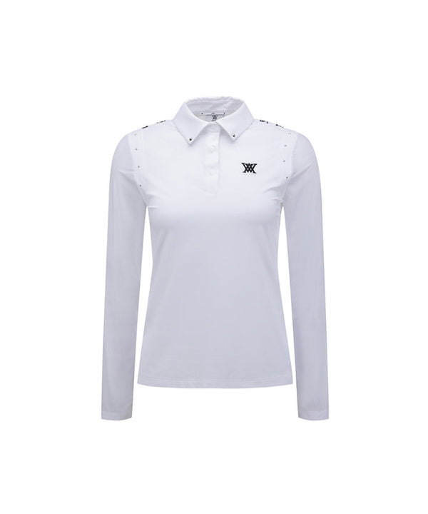 ANEW Golf Women's SP Signature Logo Hybrid Long T-Shirt - The Golf Season | One Stop for Your Golf Shopping!