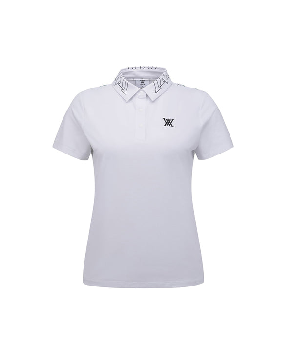 ANEW Women's SM New's Signature Logo Short T-Shirt - White - The Golf Season | One Stop for Your Golf Shopping!