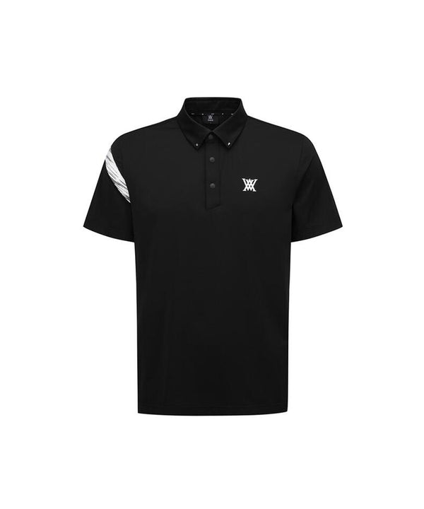 Men's SM Signature Logo Short T-Shirt - Black - The Golf Season | One Stop for Your Golf Shopping!